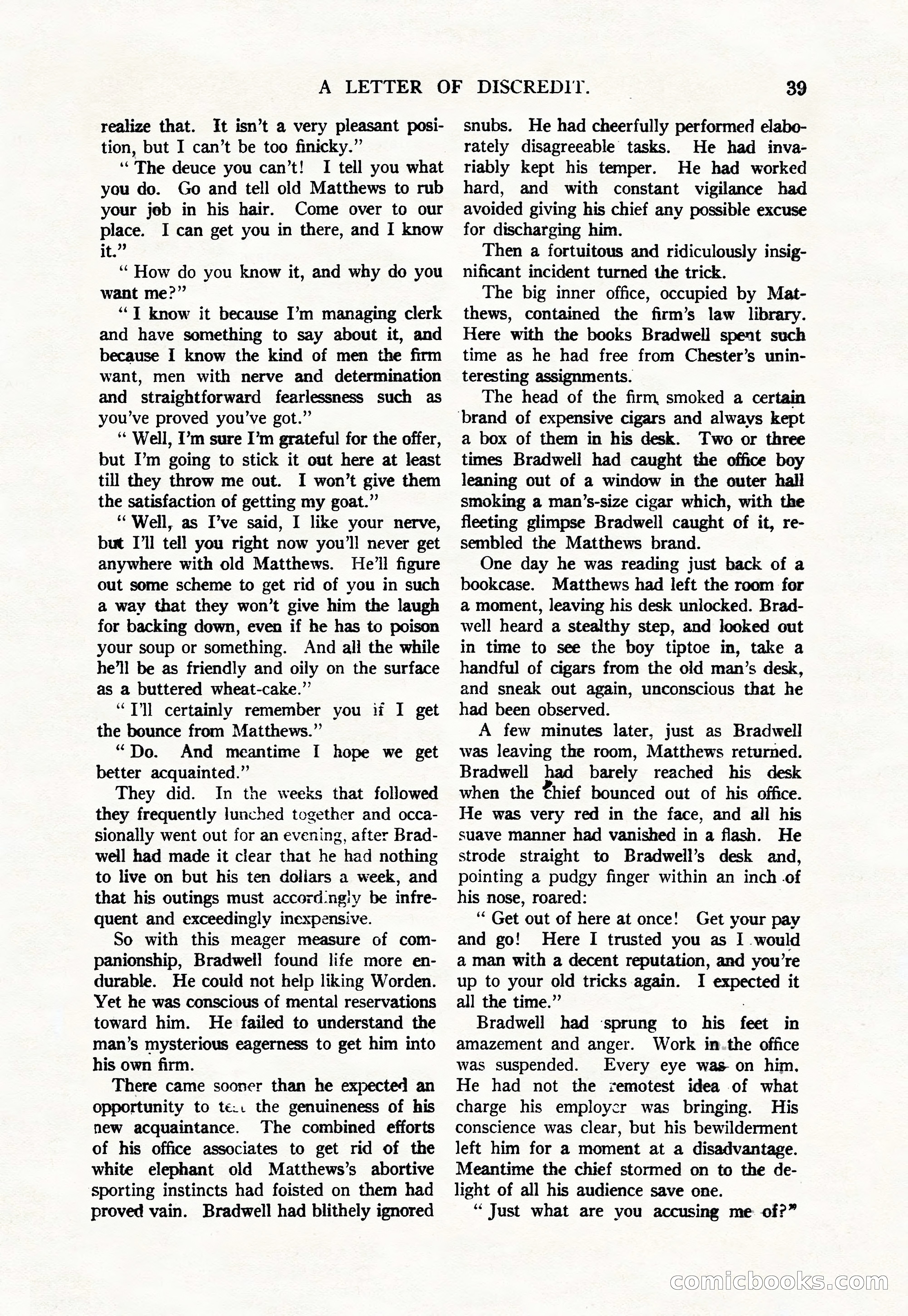 Argosy, Vol. 111, No. 1 — page 49 of 188