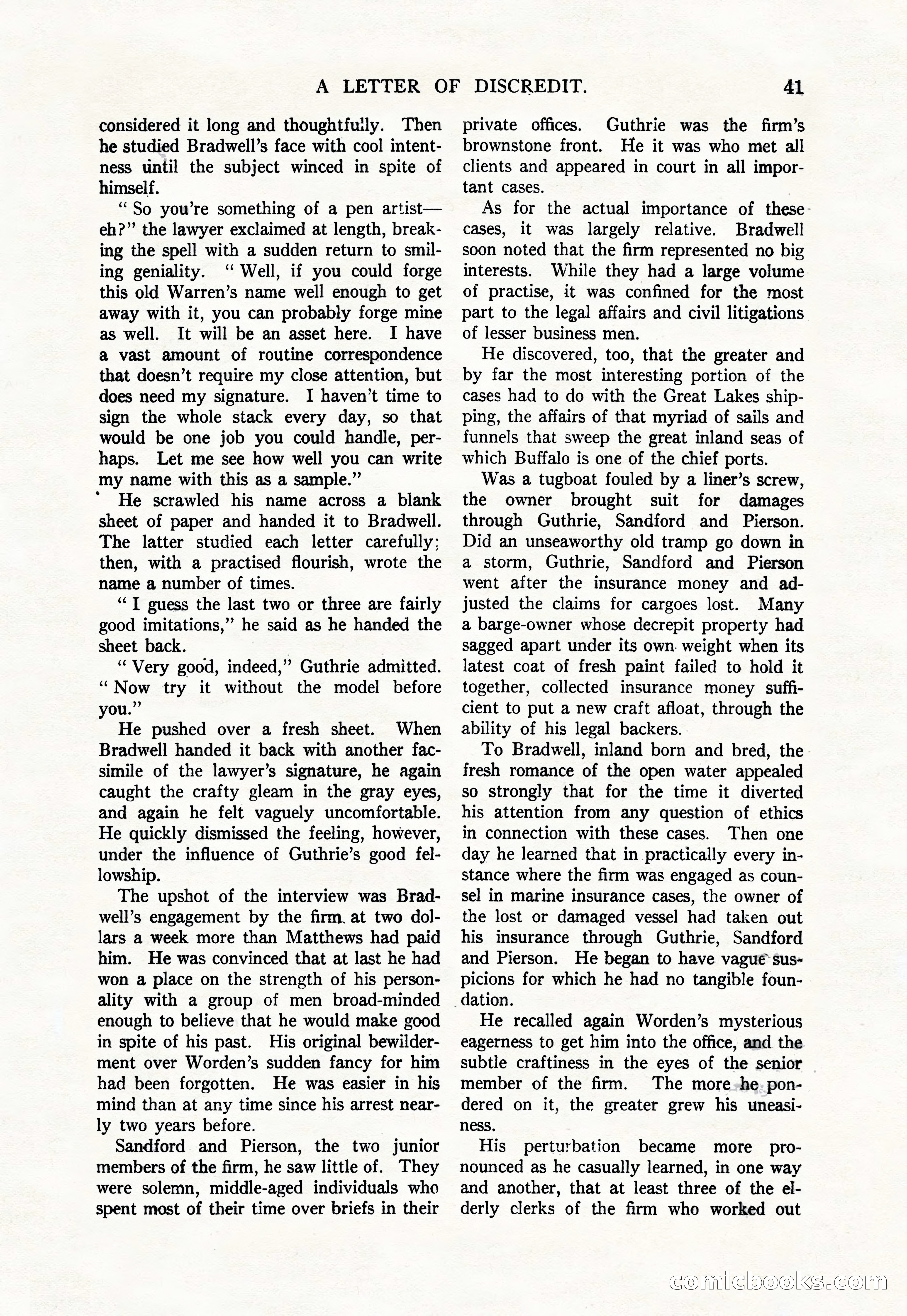 Argosy, Vol. 111, No. 1 — page 51 of 188