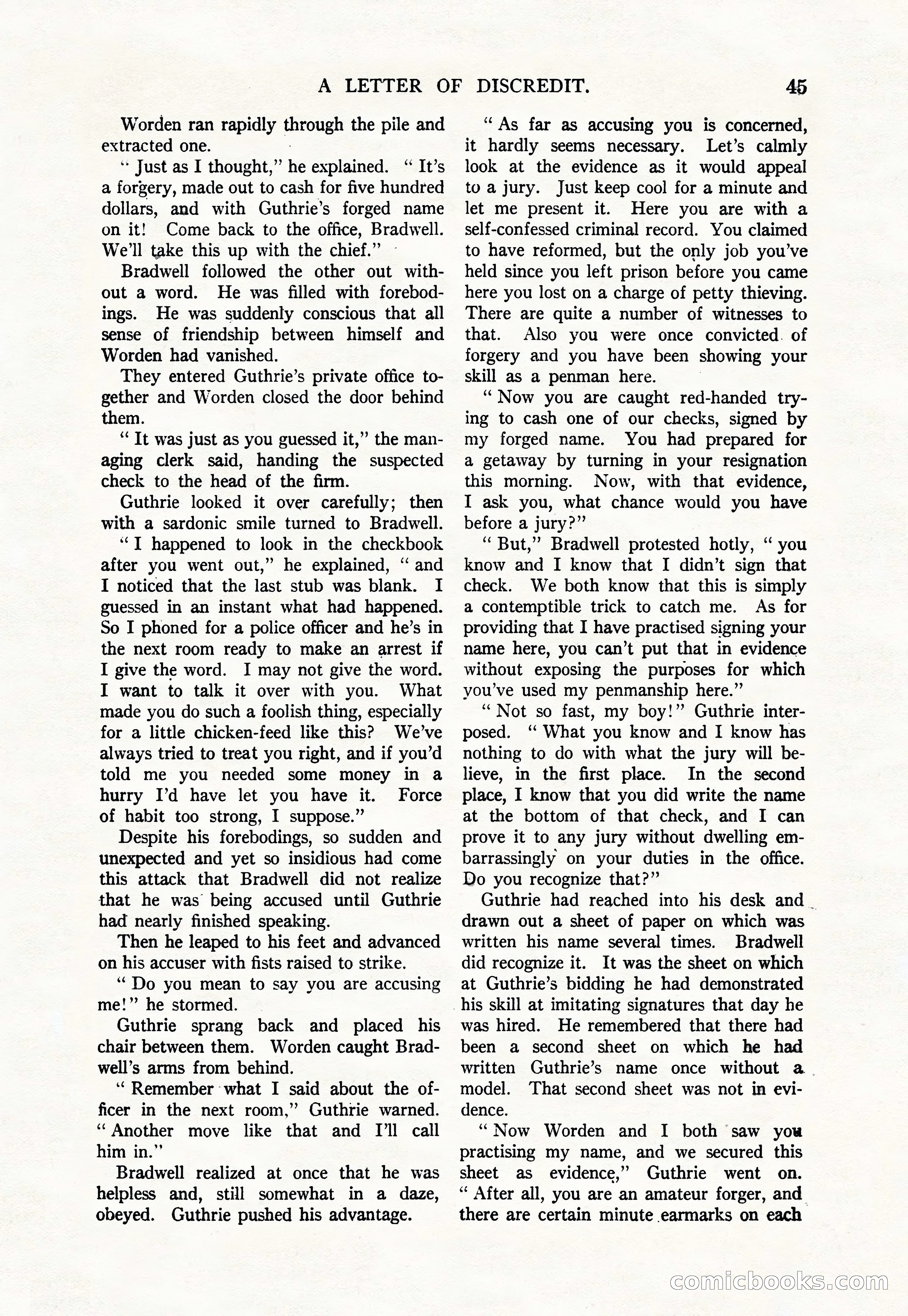 Argosy, Vol. 111, No. 1 — page 55 of 188