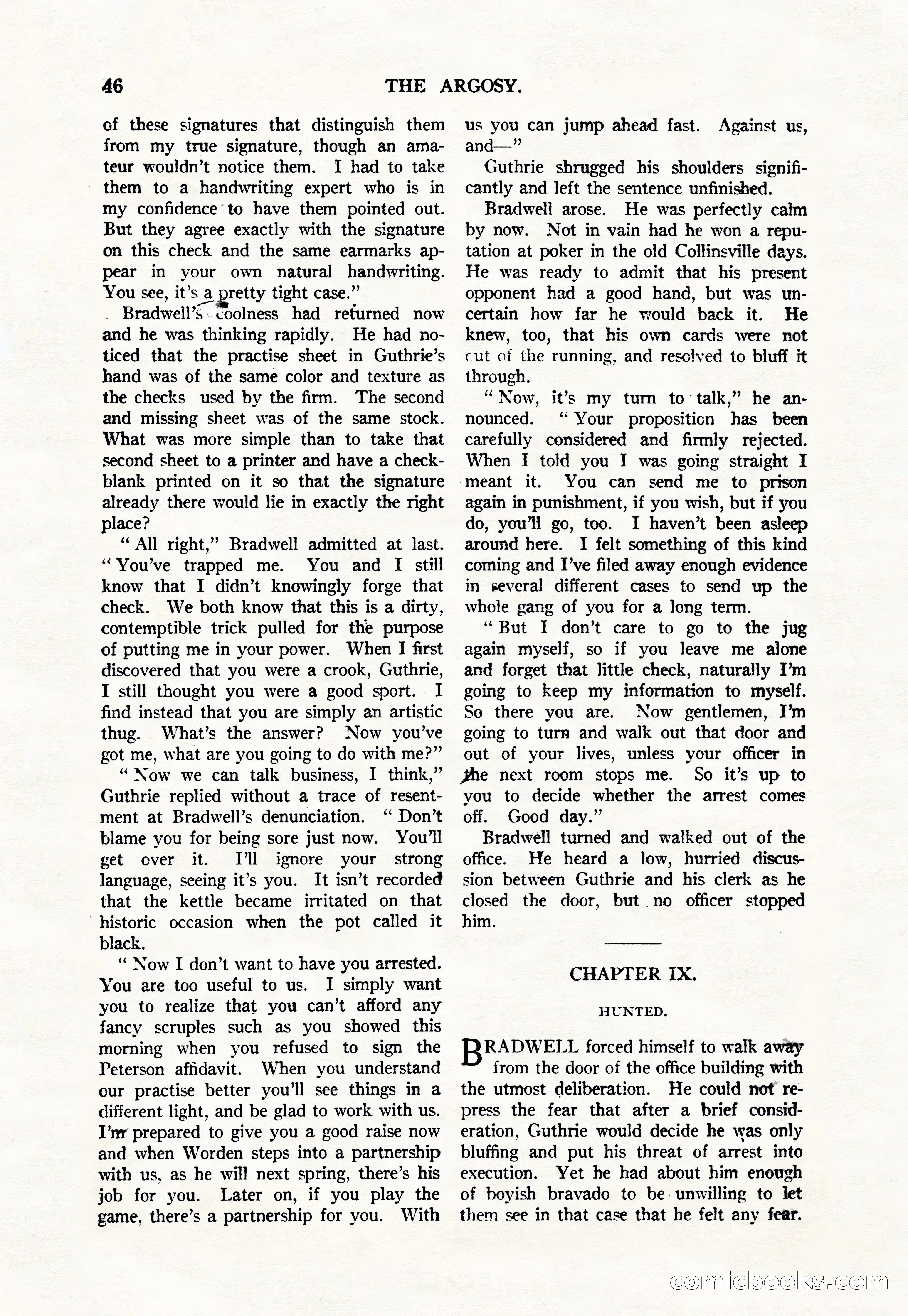Argosy, Vol. 111, No. 1 — page 56 of 188