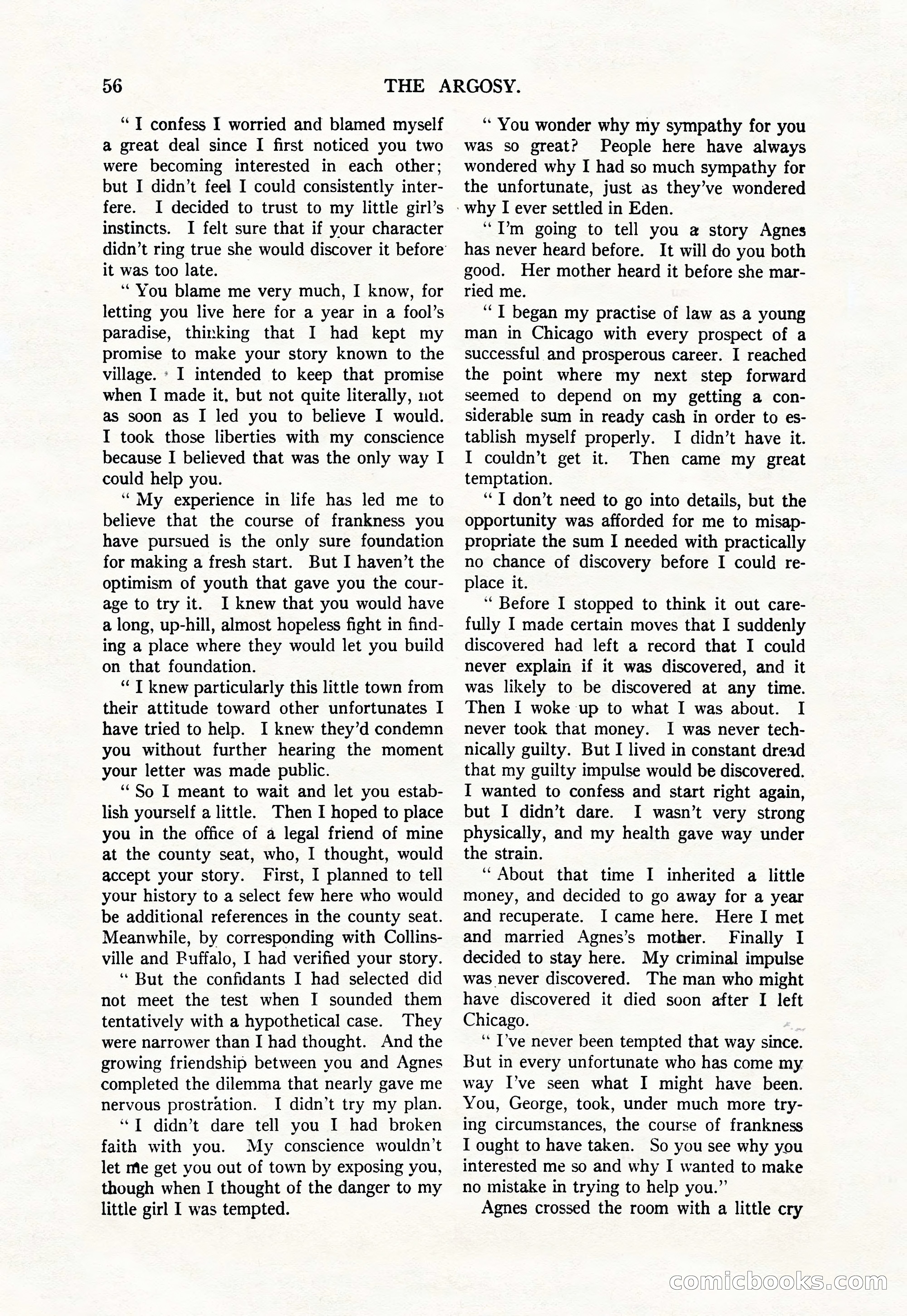 Argosy, Vol. 111, No. 1 — page 66 of 188