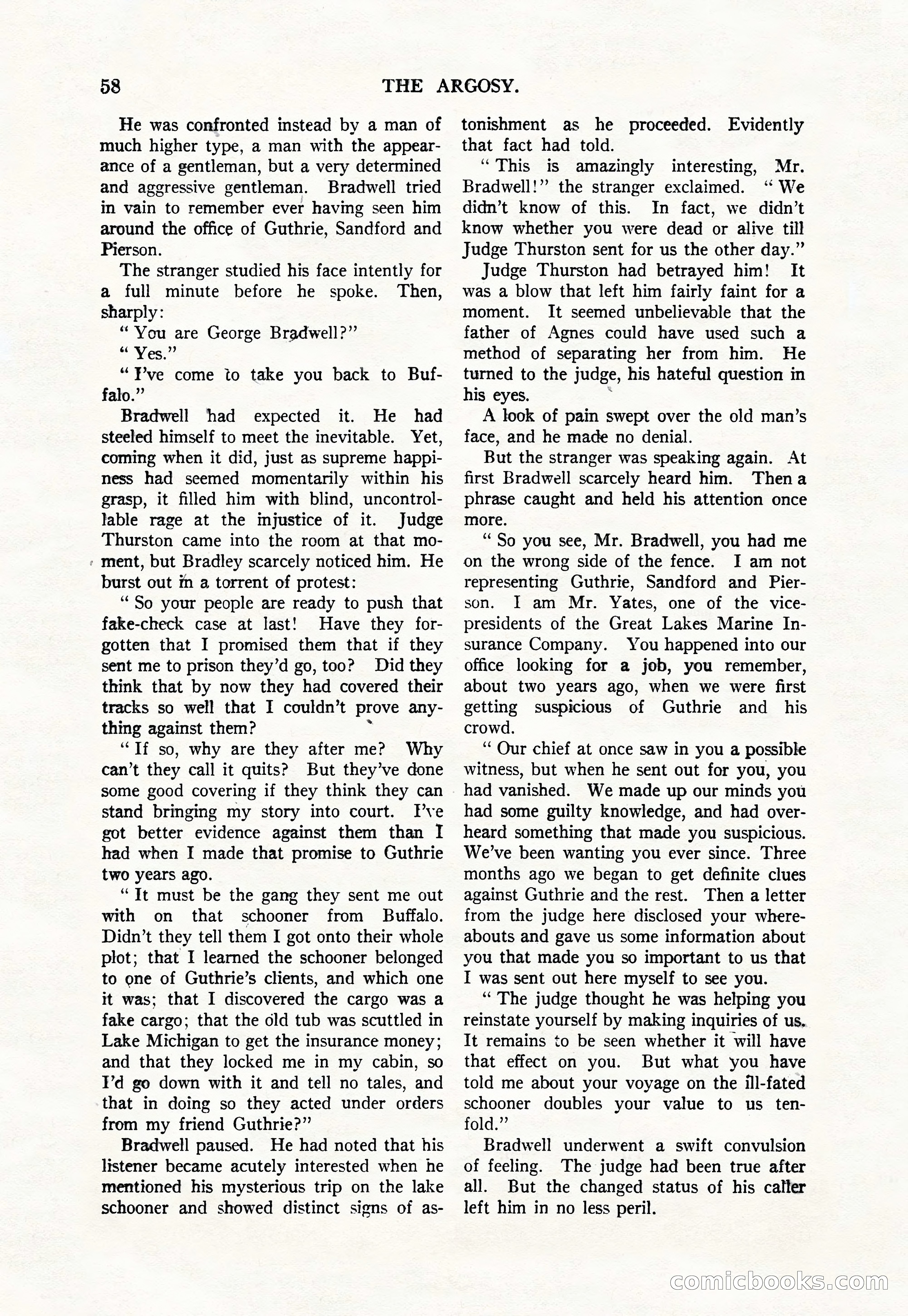 Argosy, Vol. 111, No. 1 — page 68 of 188