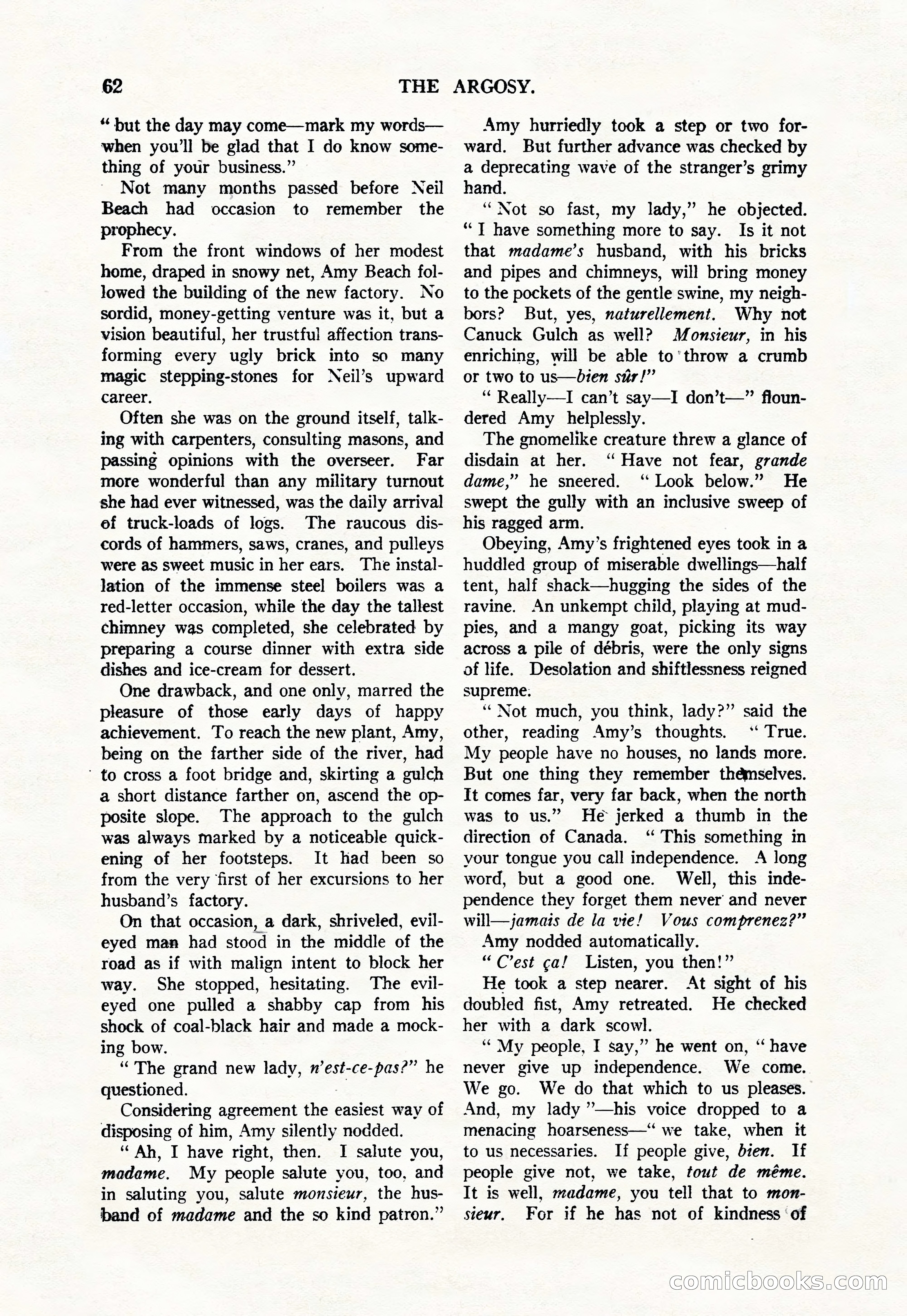 Argosy, Vol. 111, No. 1 — page 72 of 188