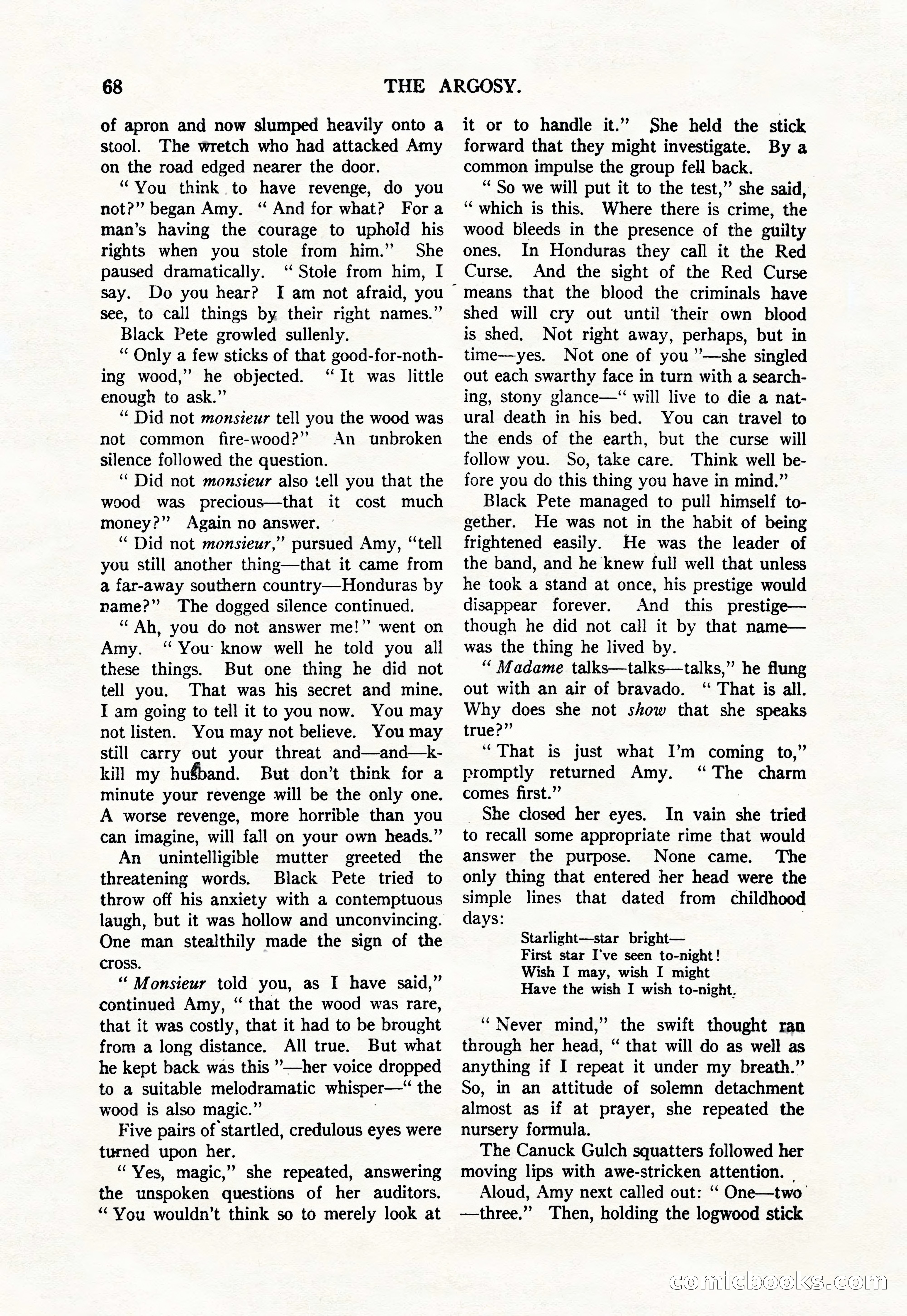 Argosy, Vol. 111, No. 1 — page 78 of 188