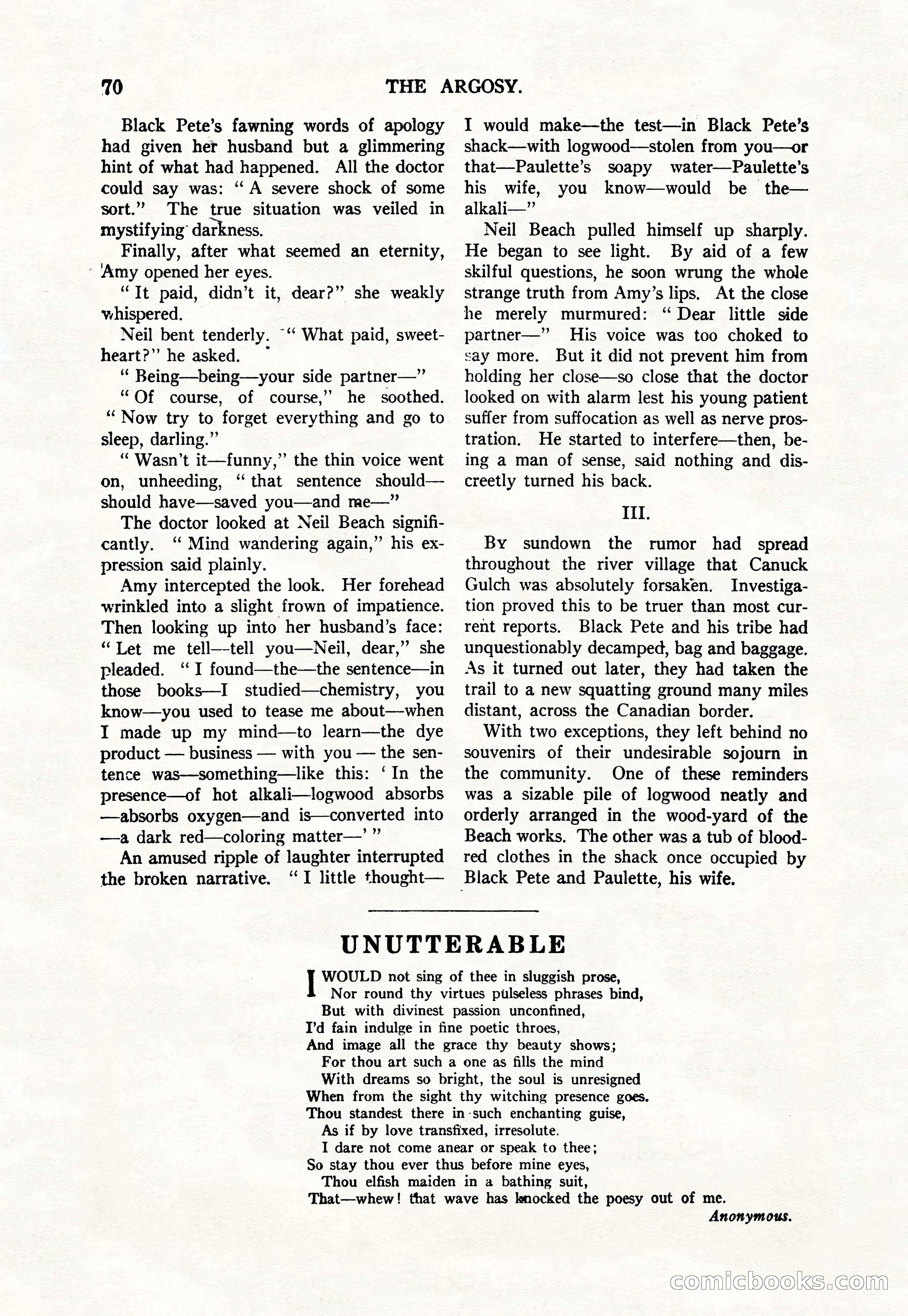 Argosy, Vol. 111, No. 1 — page 80 of 188