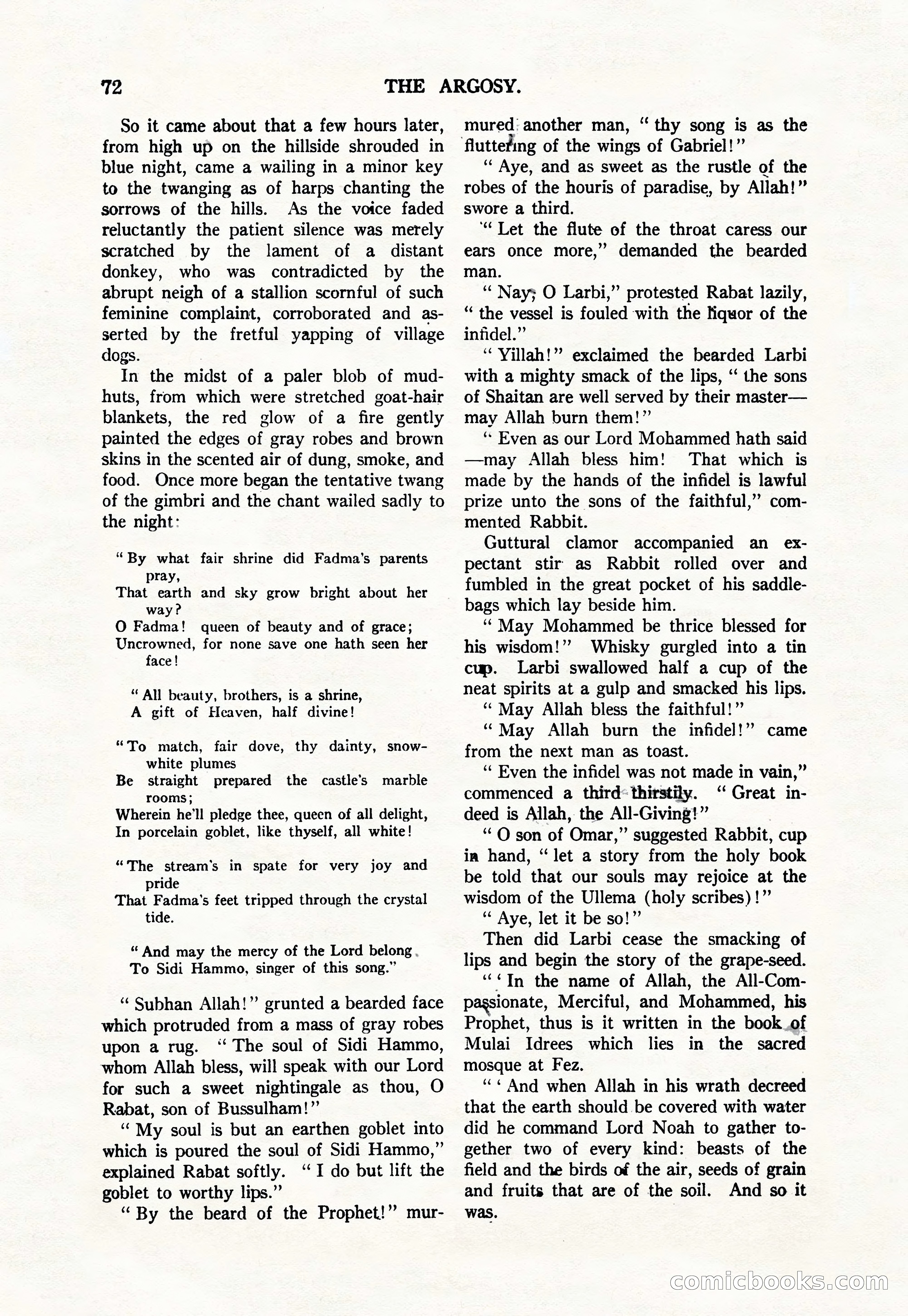 Argosy, Vol. 111, No. 1 — page 82 of 188