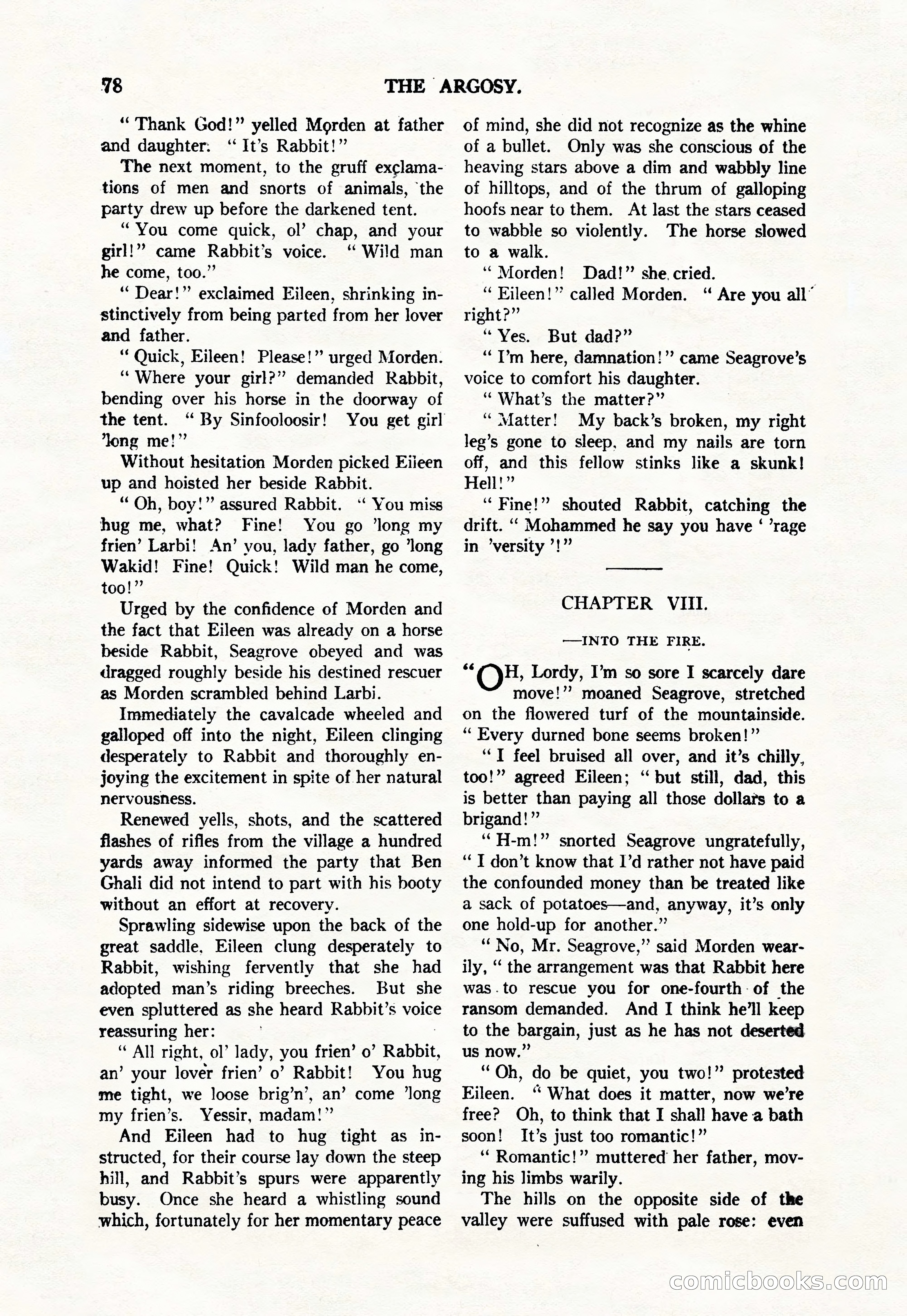 Argosy, Vol. 111, No. 1 — page 88 of 188