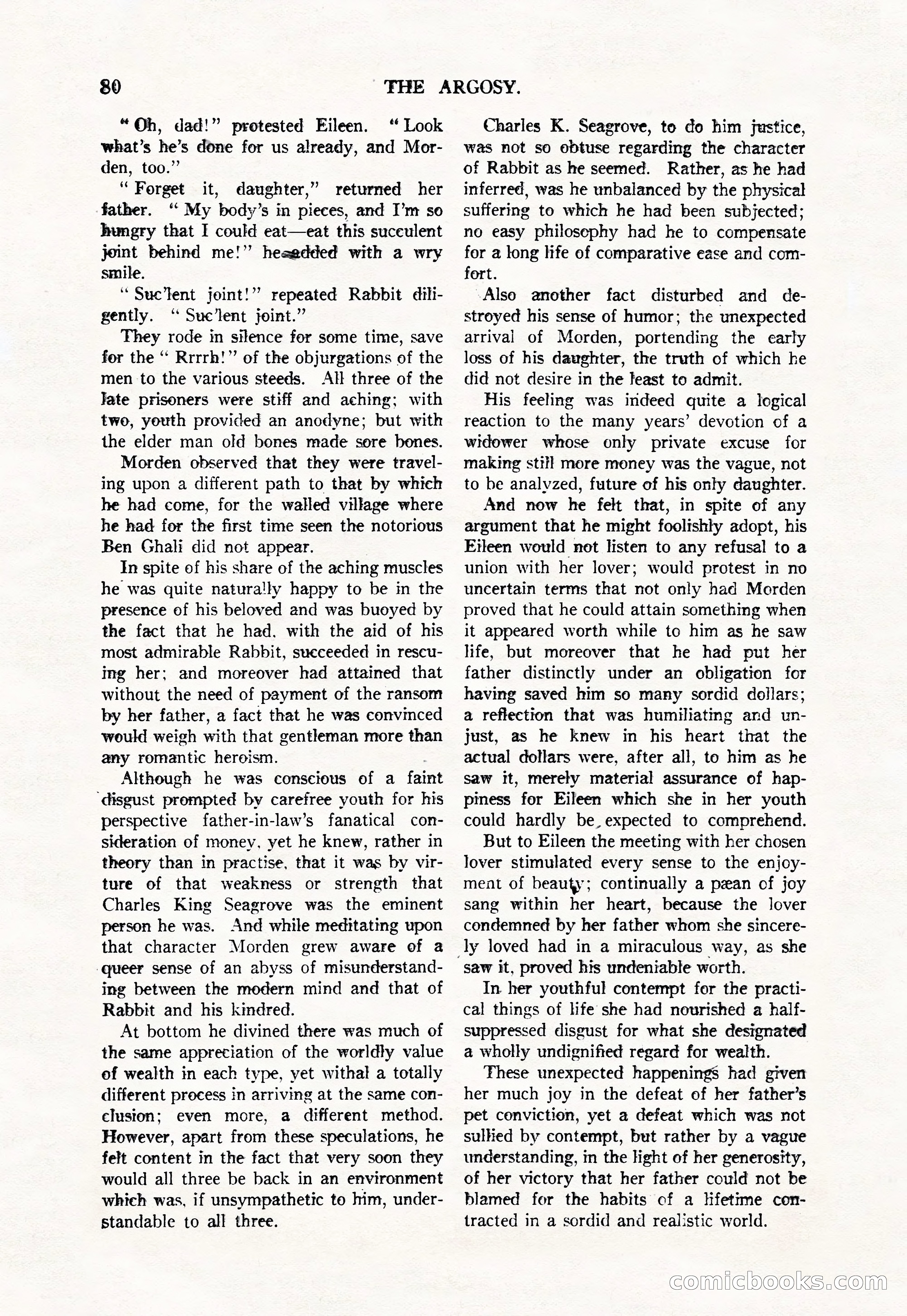 Argosy, Vol. 111, No. 1 — page 90 of 188