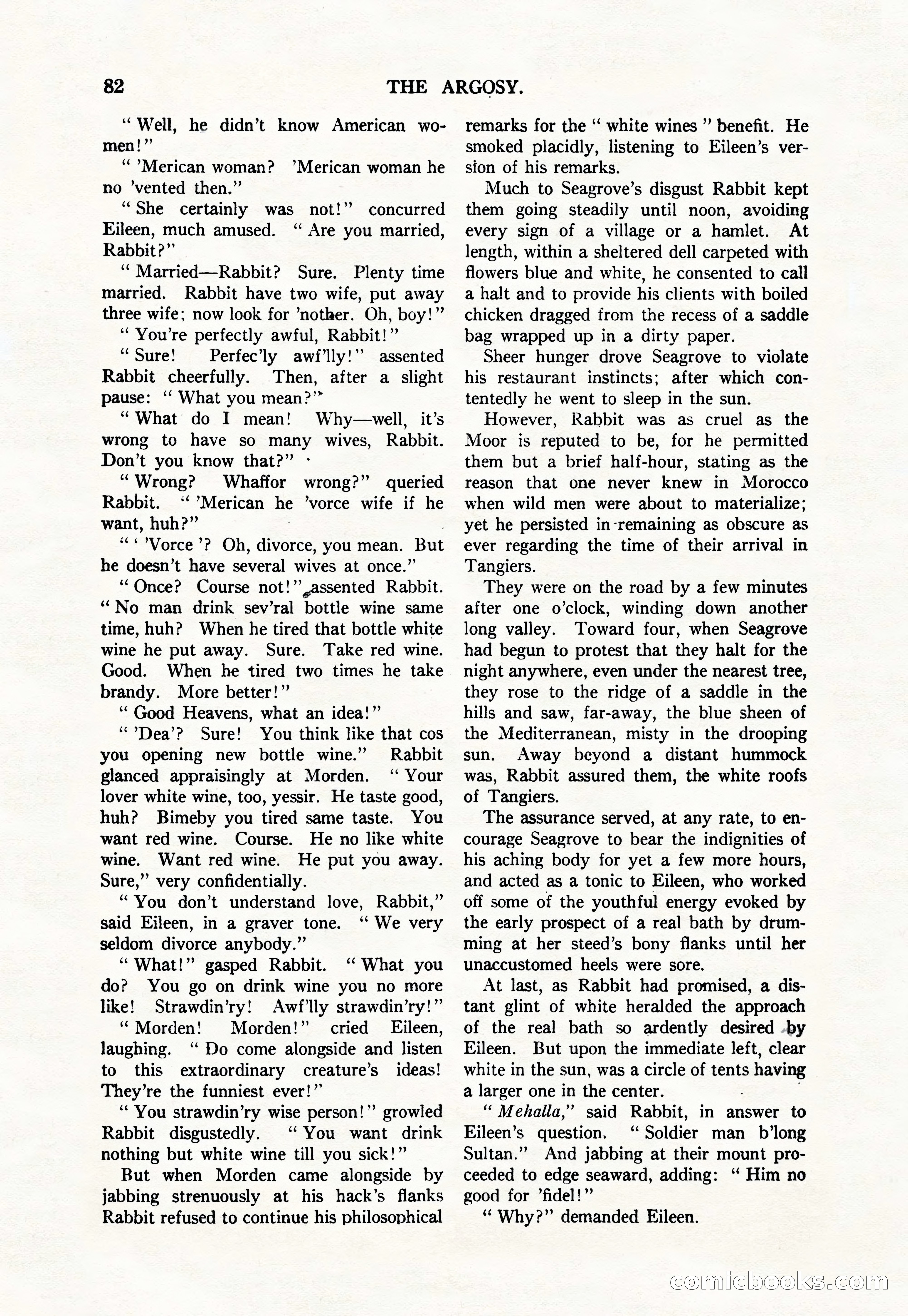 Argosy, Vol. 111, No. 1 — page 92 of 188