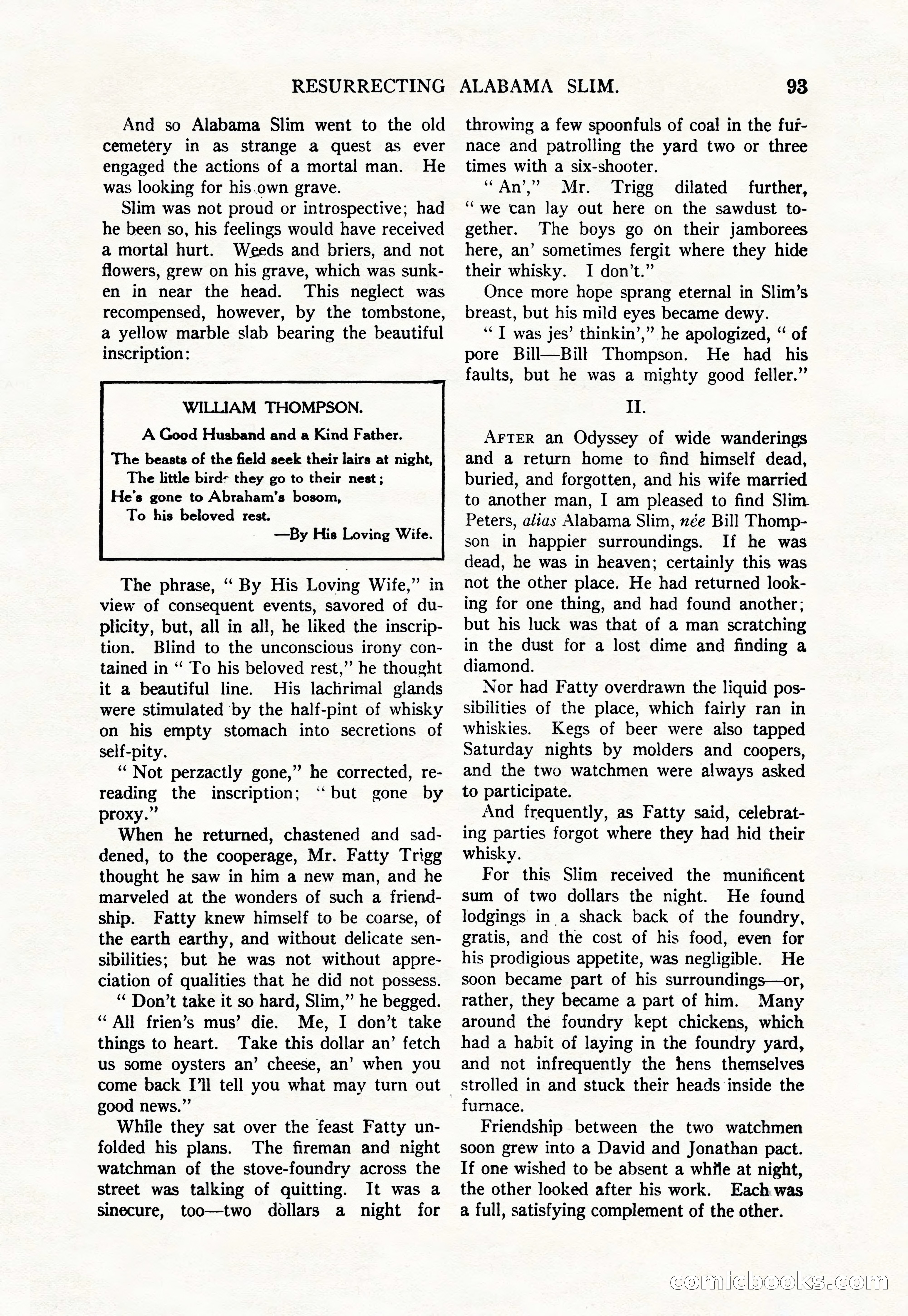 Argosy, Vol. 111, No. 1 — page 103 of 188