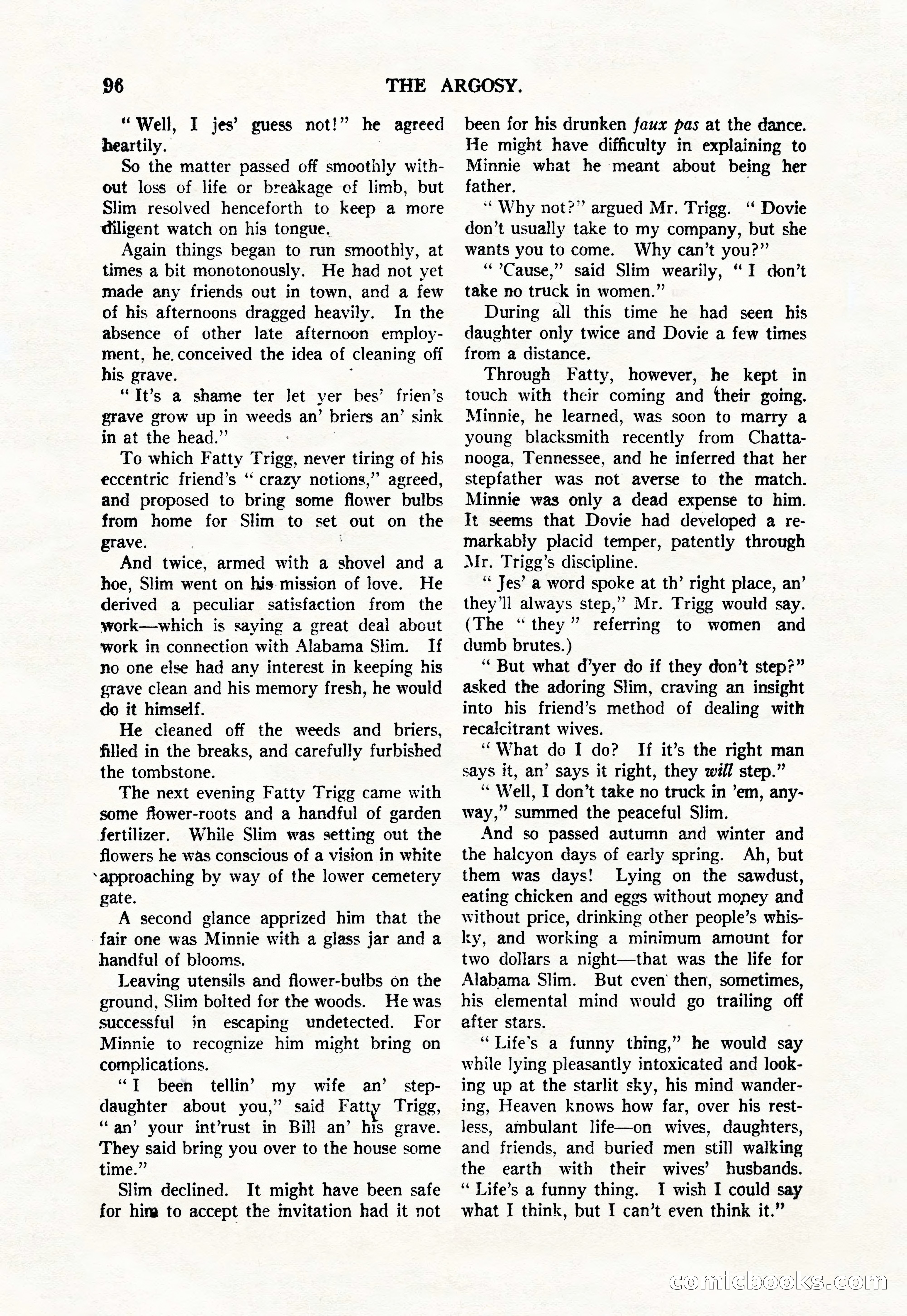 Argosy, Vol. 111, No. 1 — page 106 of 188
