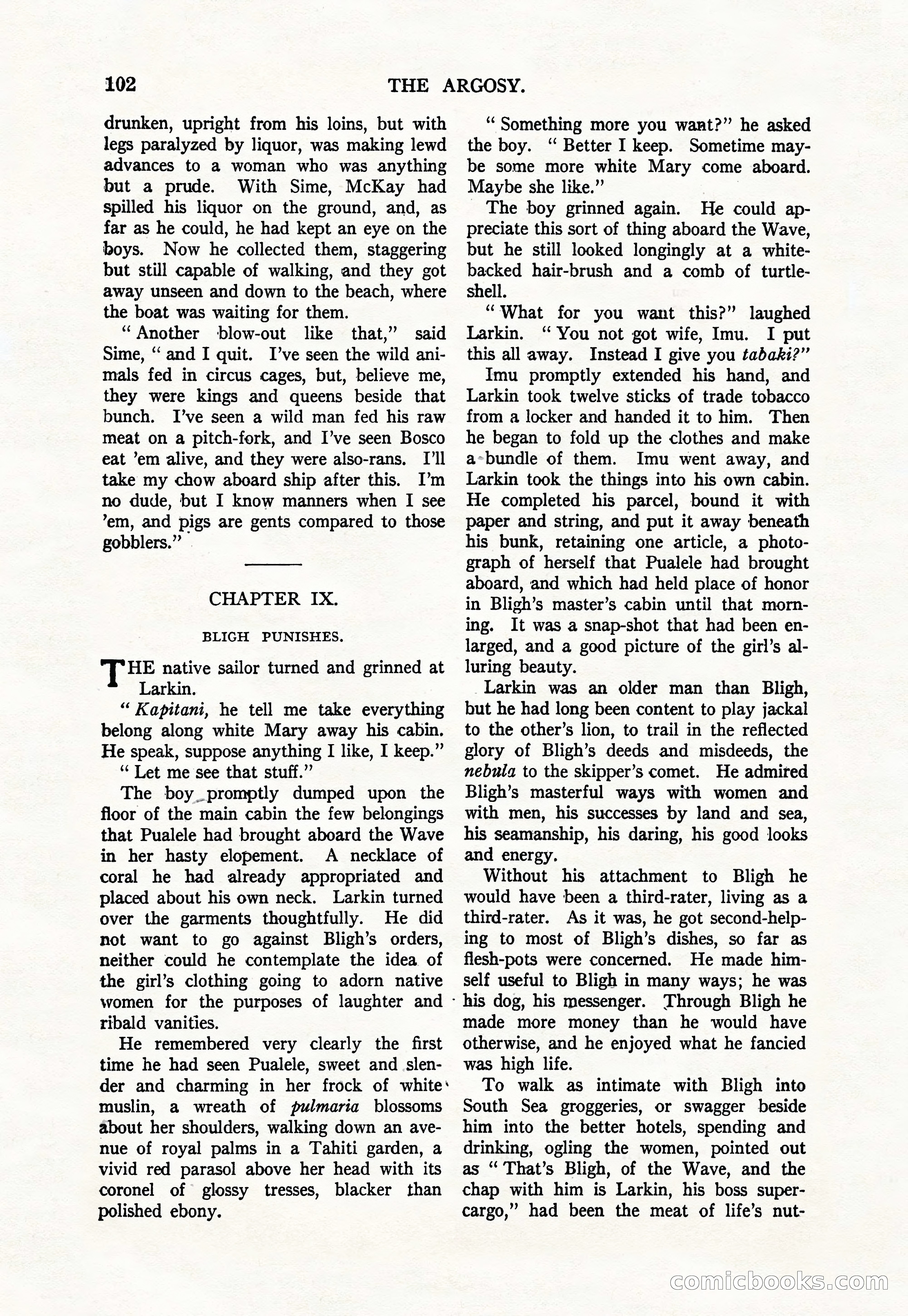 Argosy, Vol. 111, No. 1 — page 112 of 188