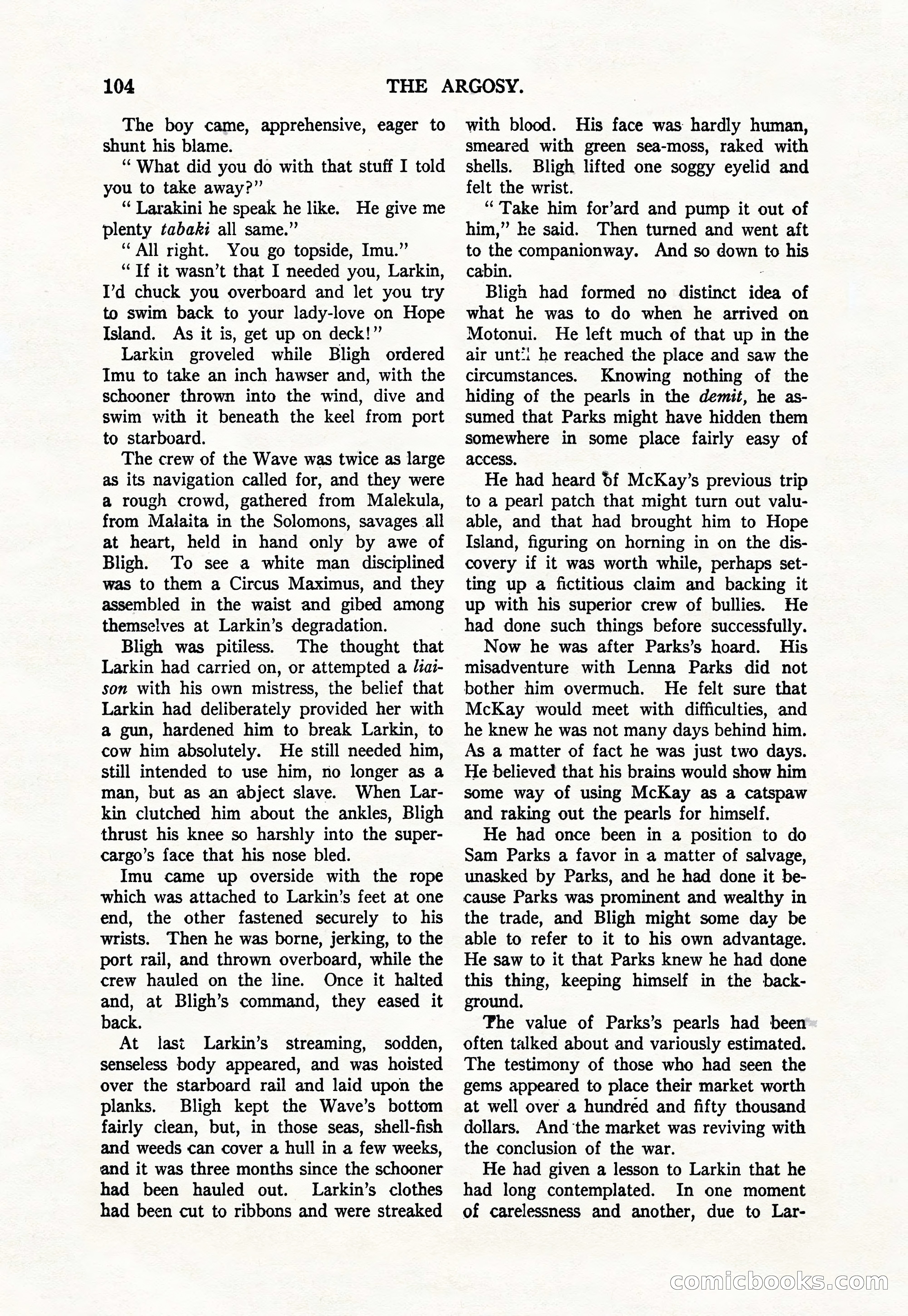 Argosy, Vol. 111, No. 1 — page 114 of 188