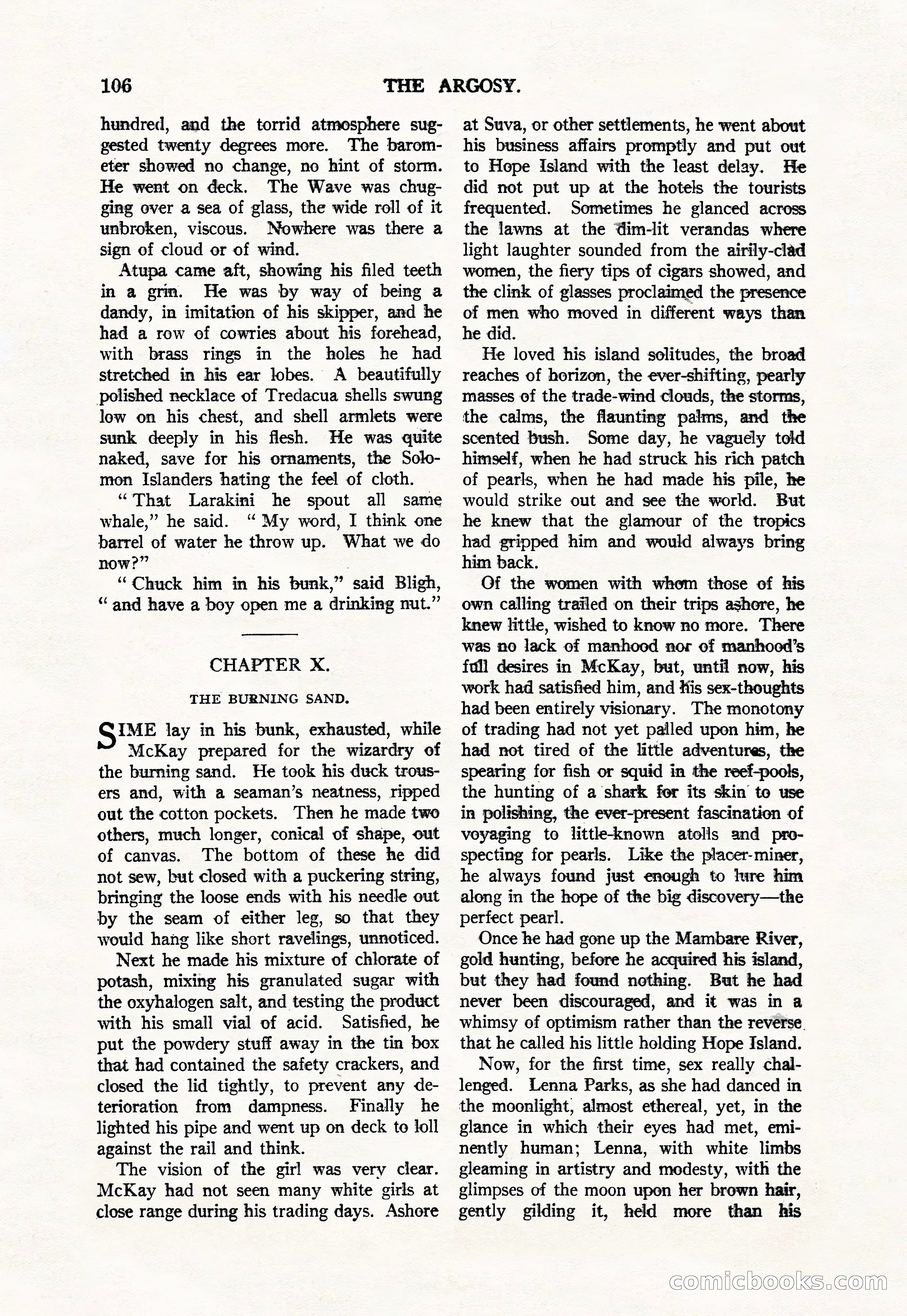Argosy, Vol. 111, No. 1 — page 116 of 188