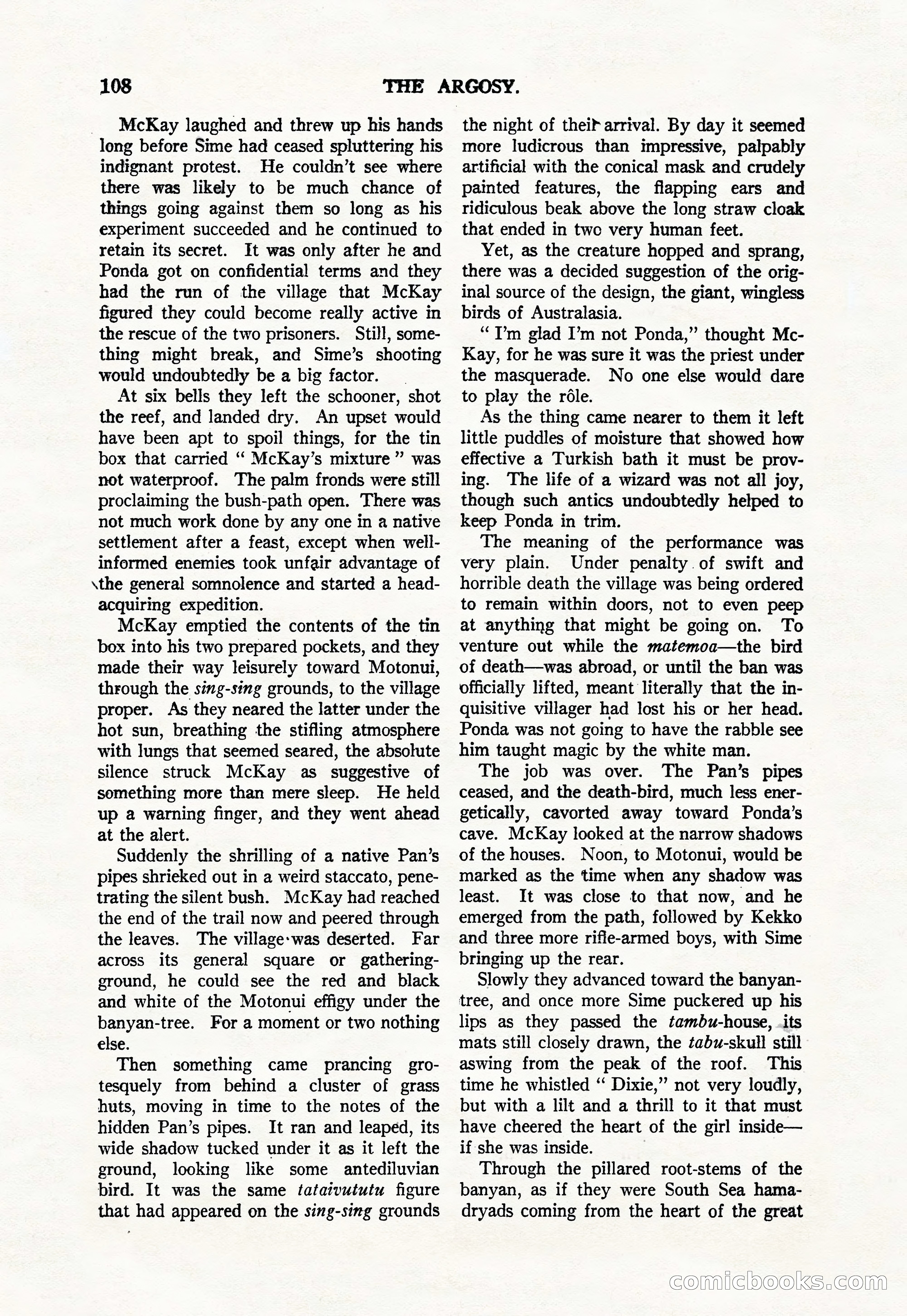 Argosy, Vol. 111, No. 1 — page 118 of 188