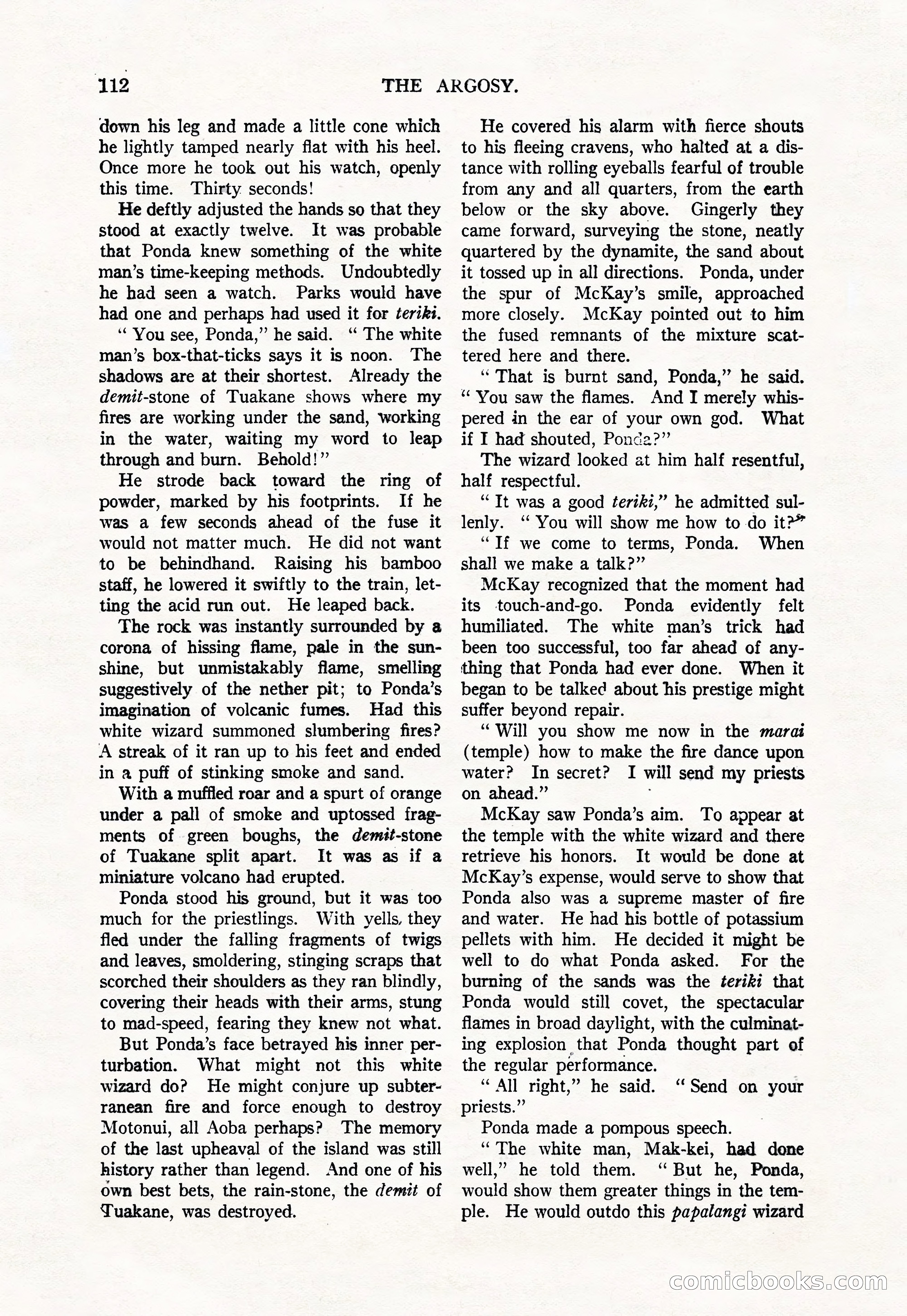 Argosy, Vol. 111, No. 1 — page 122 of 188