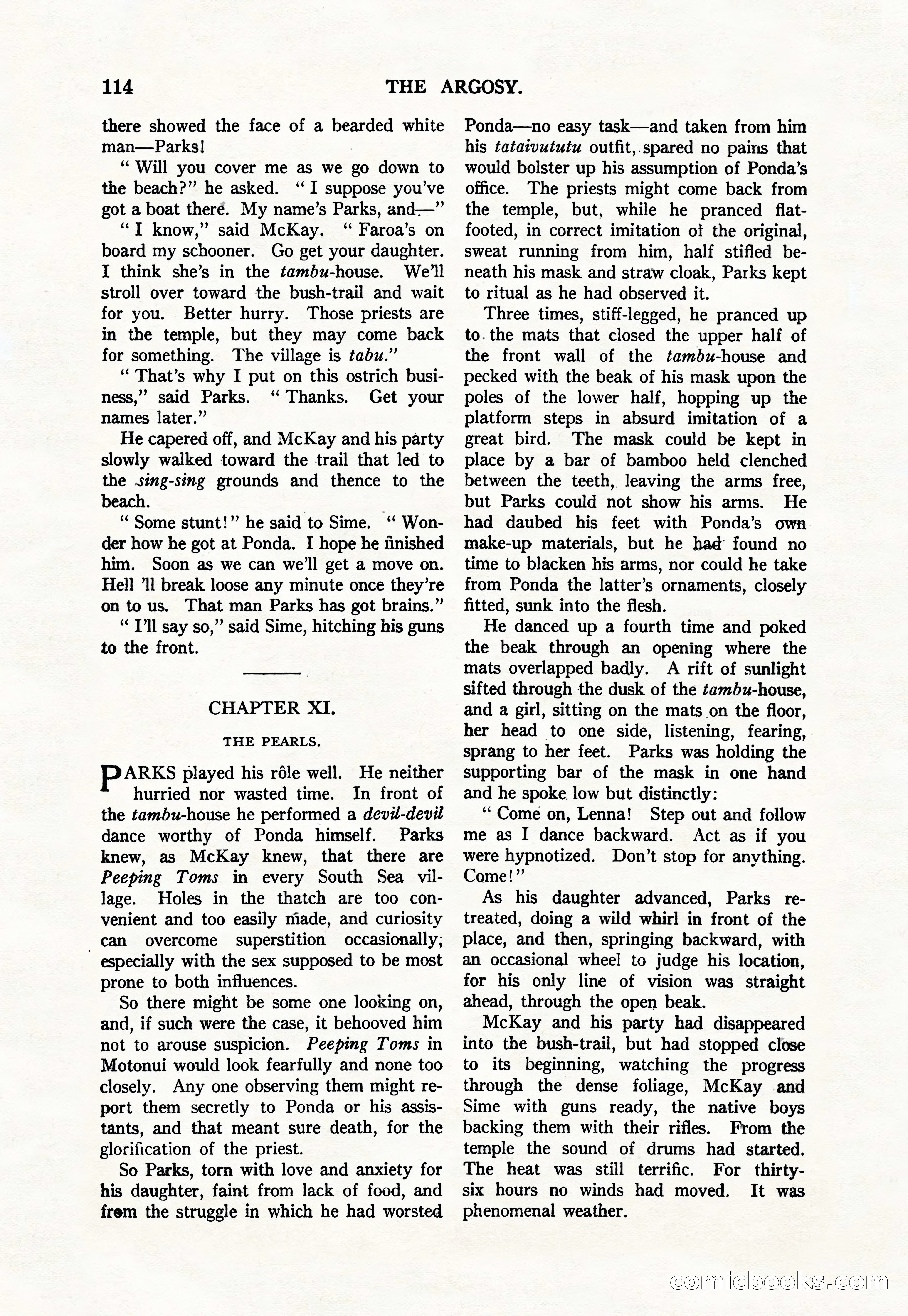 Argosy, Vol. 111, No. 1 — page 124 of 188