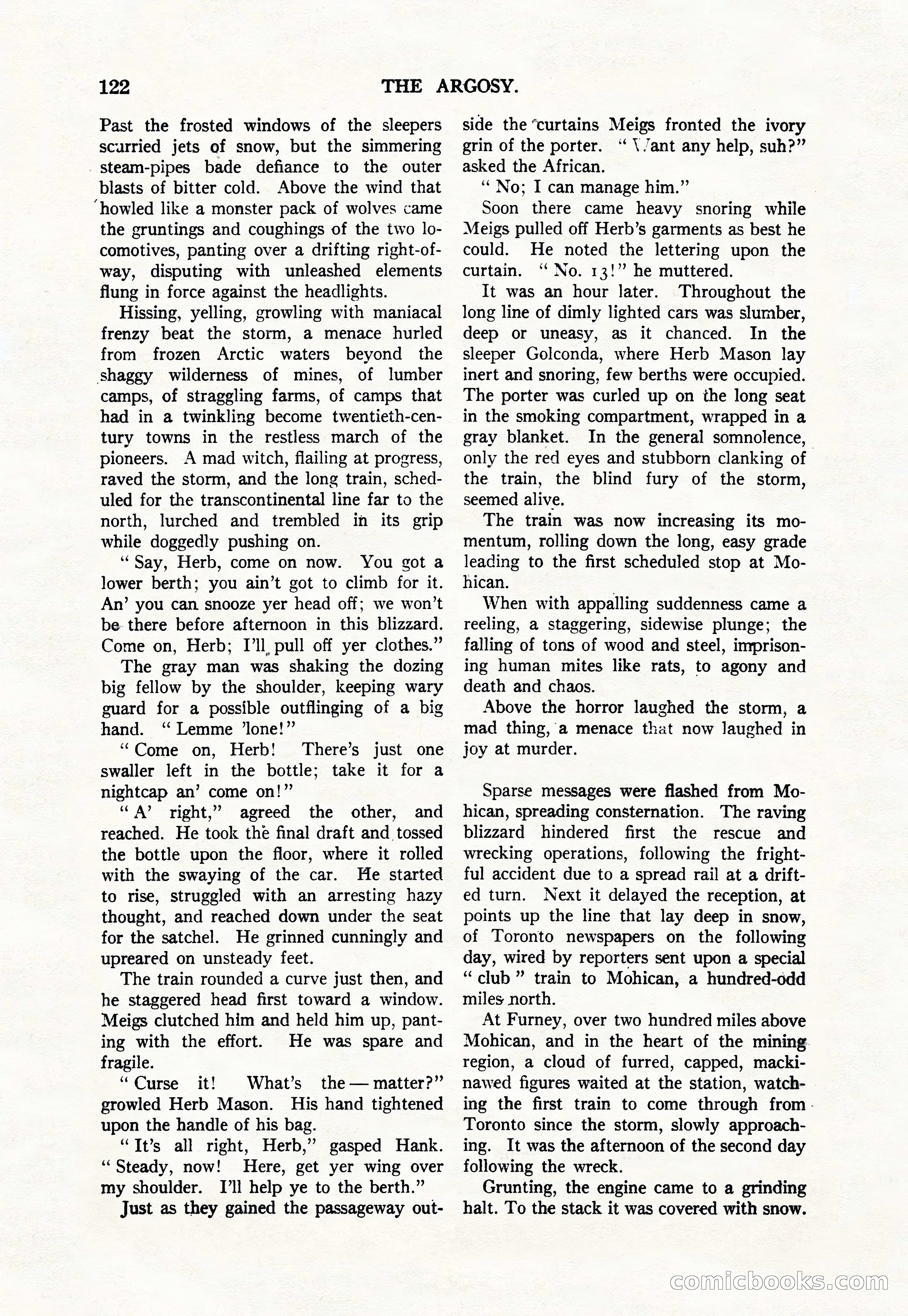 Argosy, Vol. 111, No. 1 — page 132 of 188
