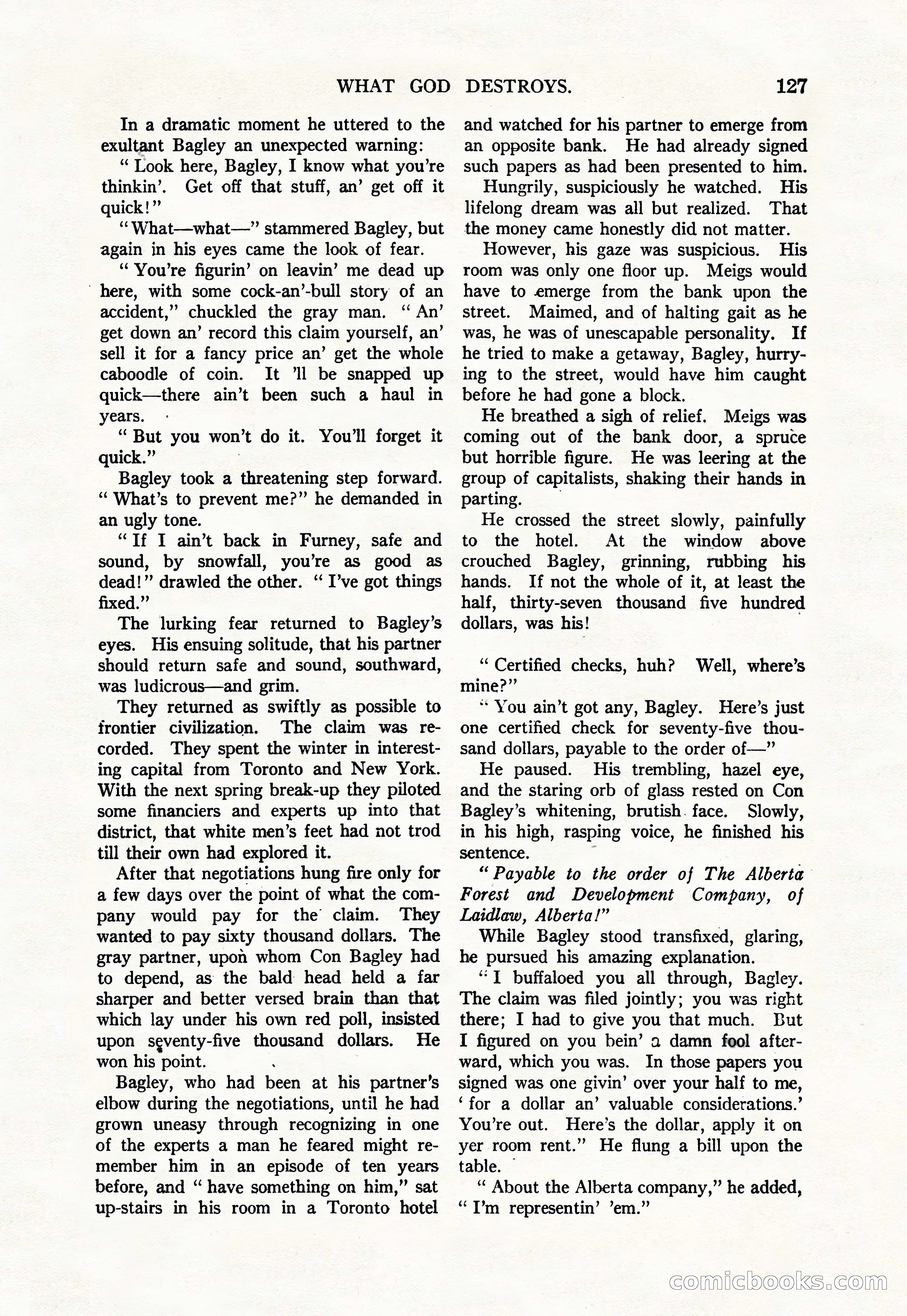 Argosy, Vol. 111, No. 1 — page 137 of 188