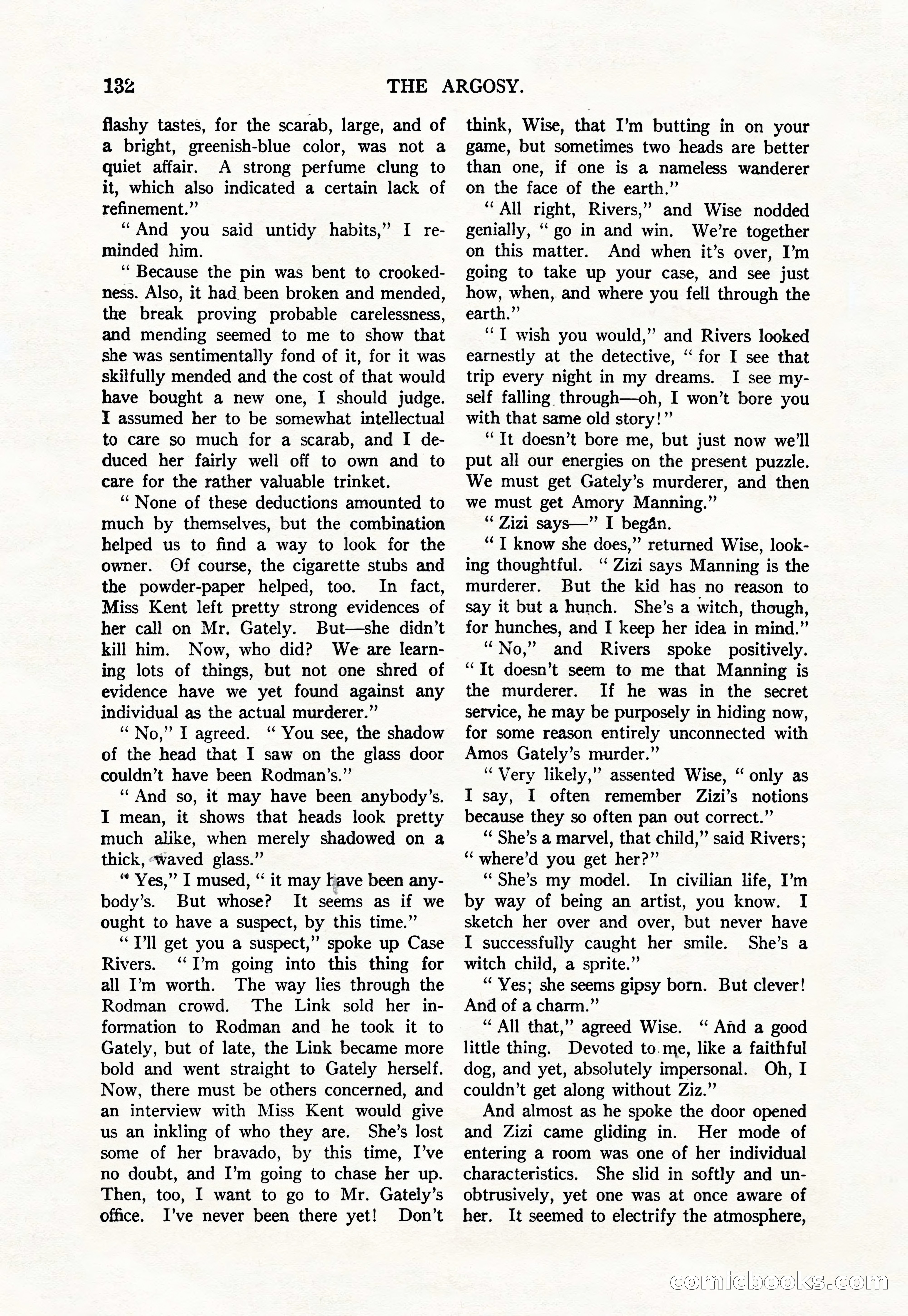 Argosy, Vol. 111, No. 1 — page 142 of 188