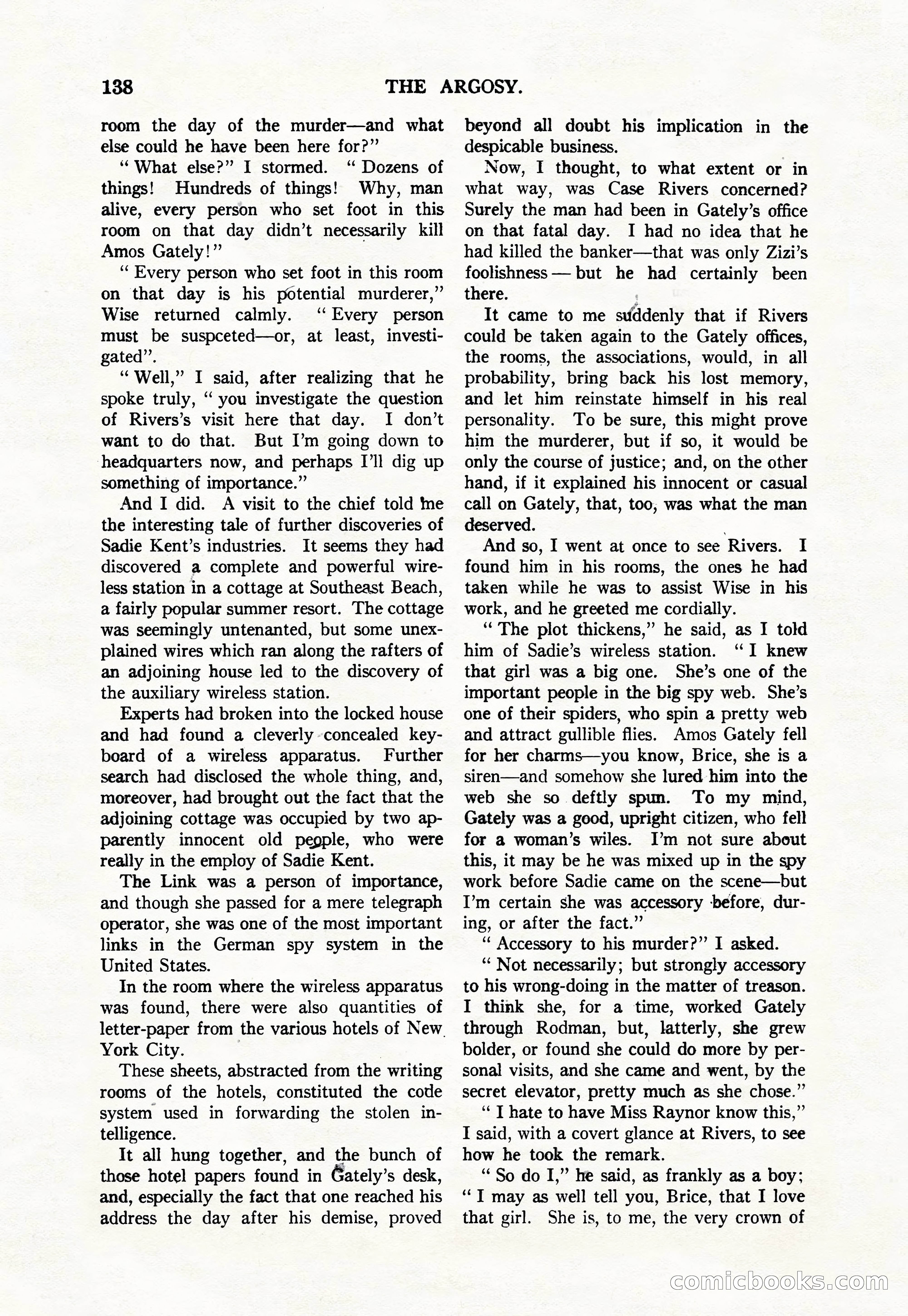 Argosy, Vol. 111, No. 1 — page 148 of 188