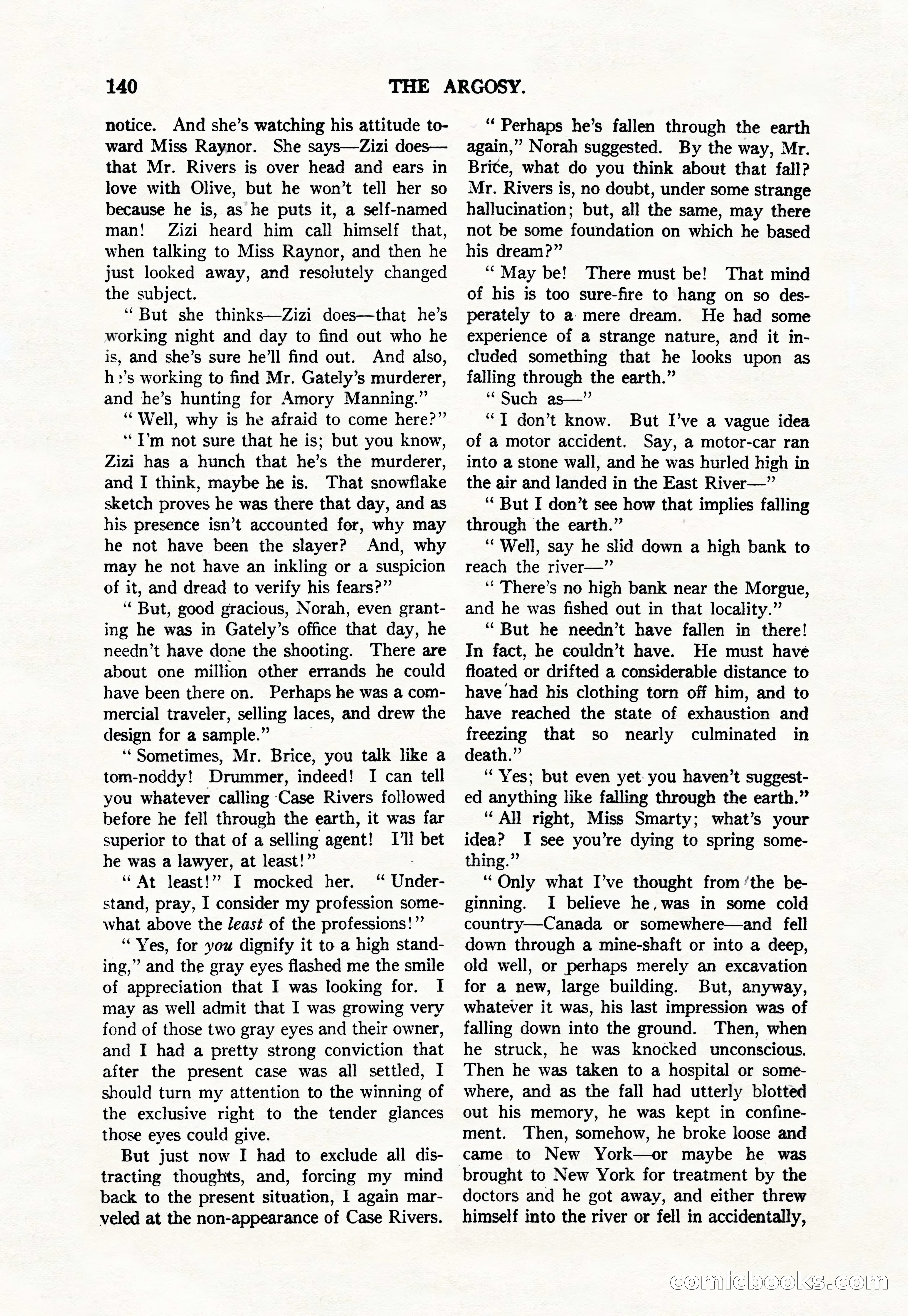 Argosy, Vol. 111, No. 1 — page 150 of 188