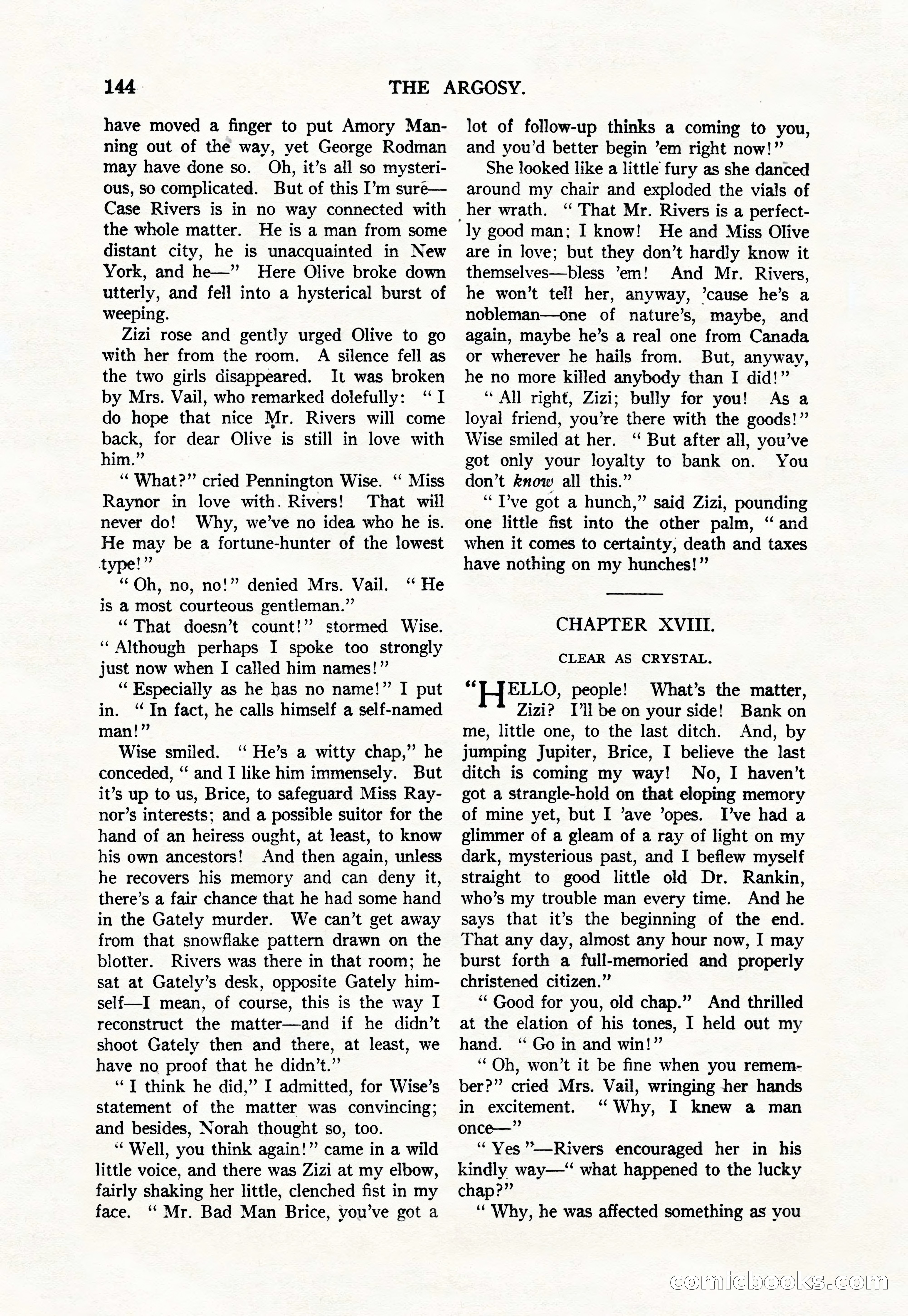 Argosy, Vol. 111, No. 1 — page 154 of 188