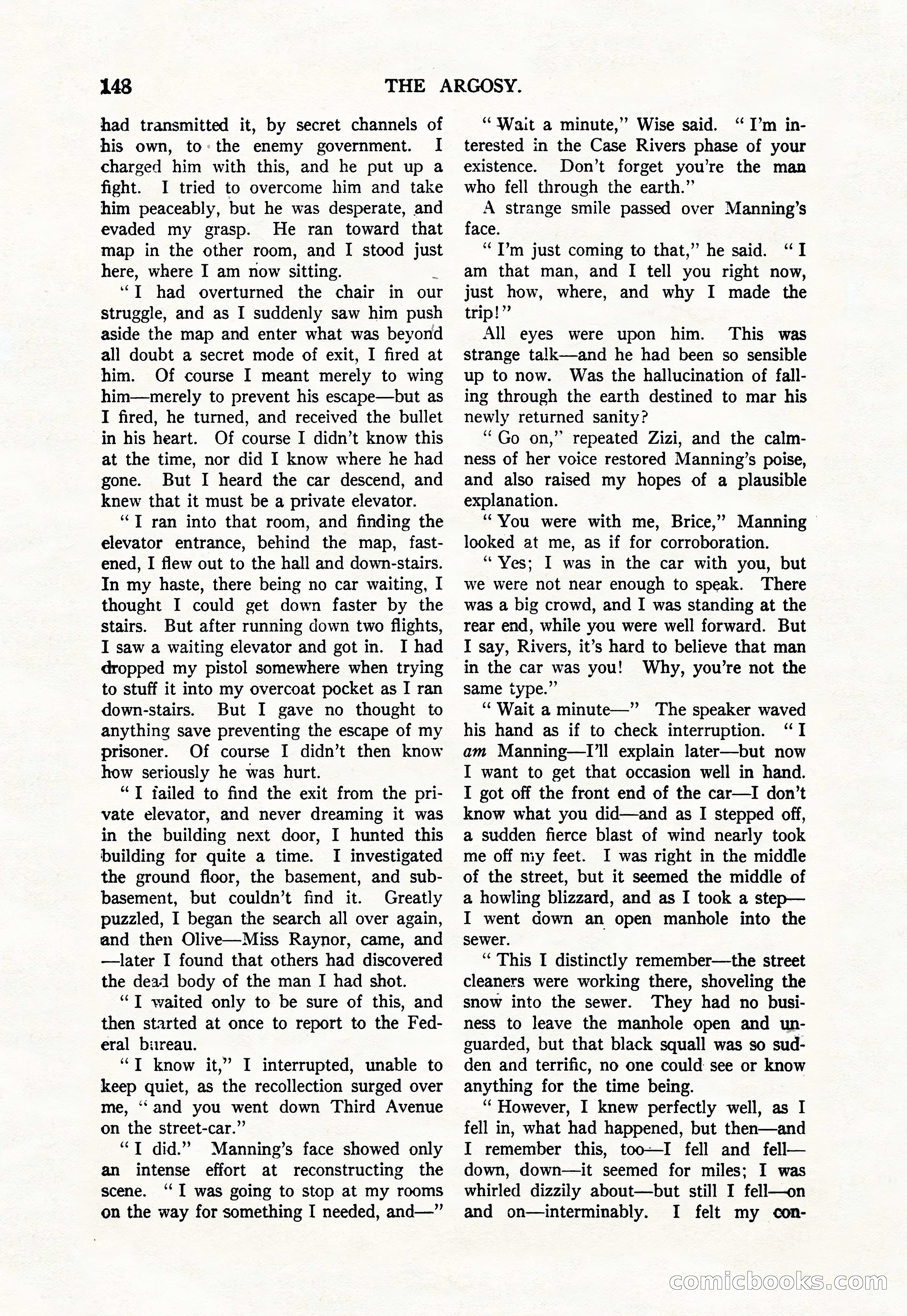 Argosy, Vol. 111, No. 1 — page 158 of 188