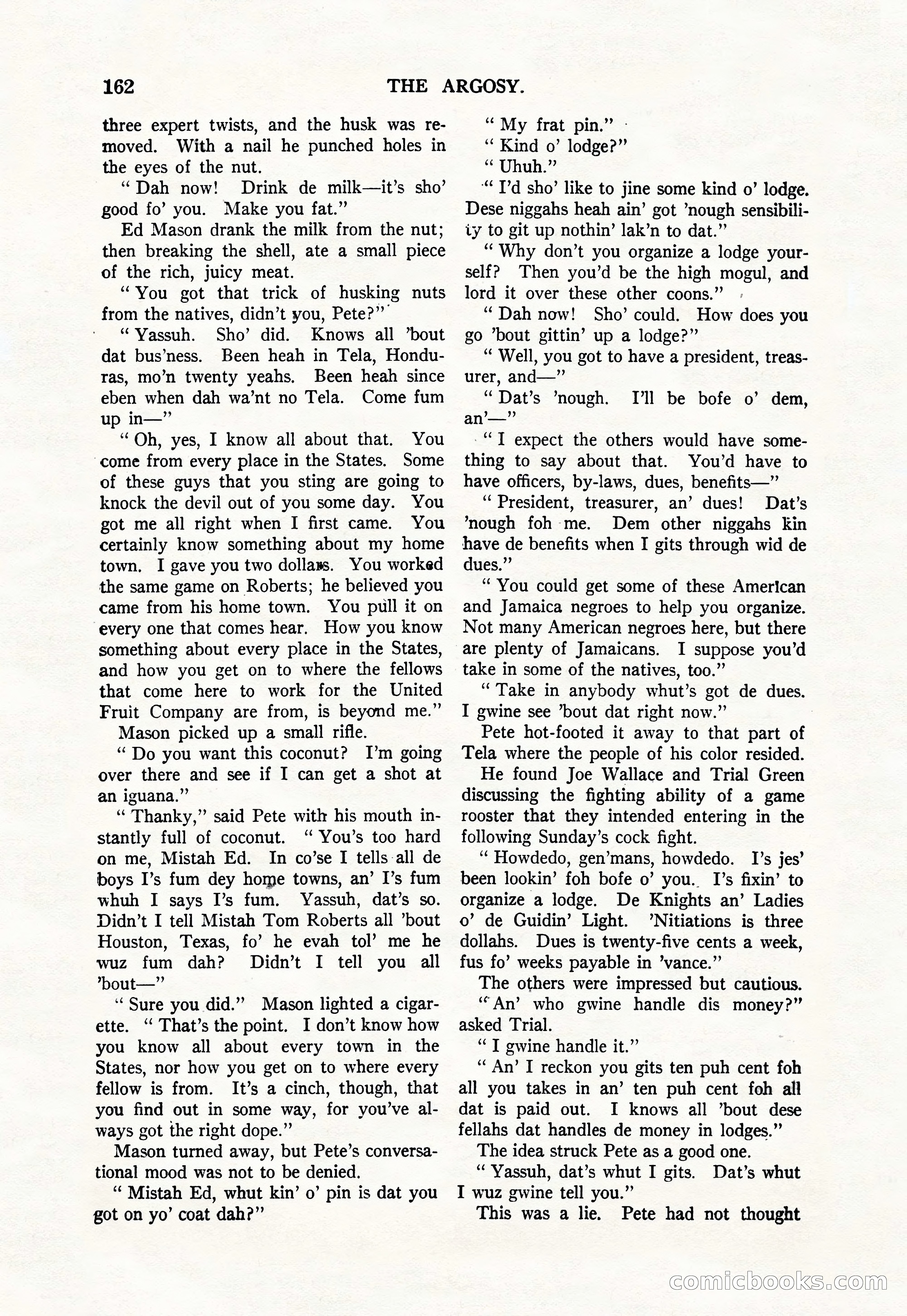 Argosy, Vol. 111, No. 1 — page 172 of 188