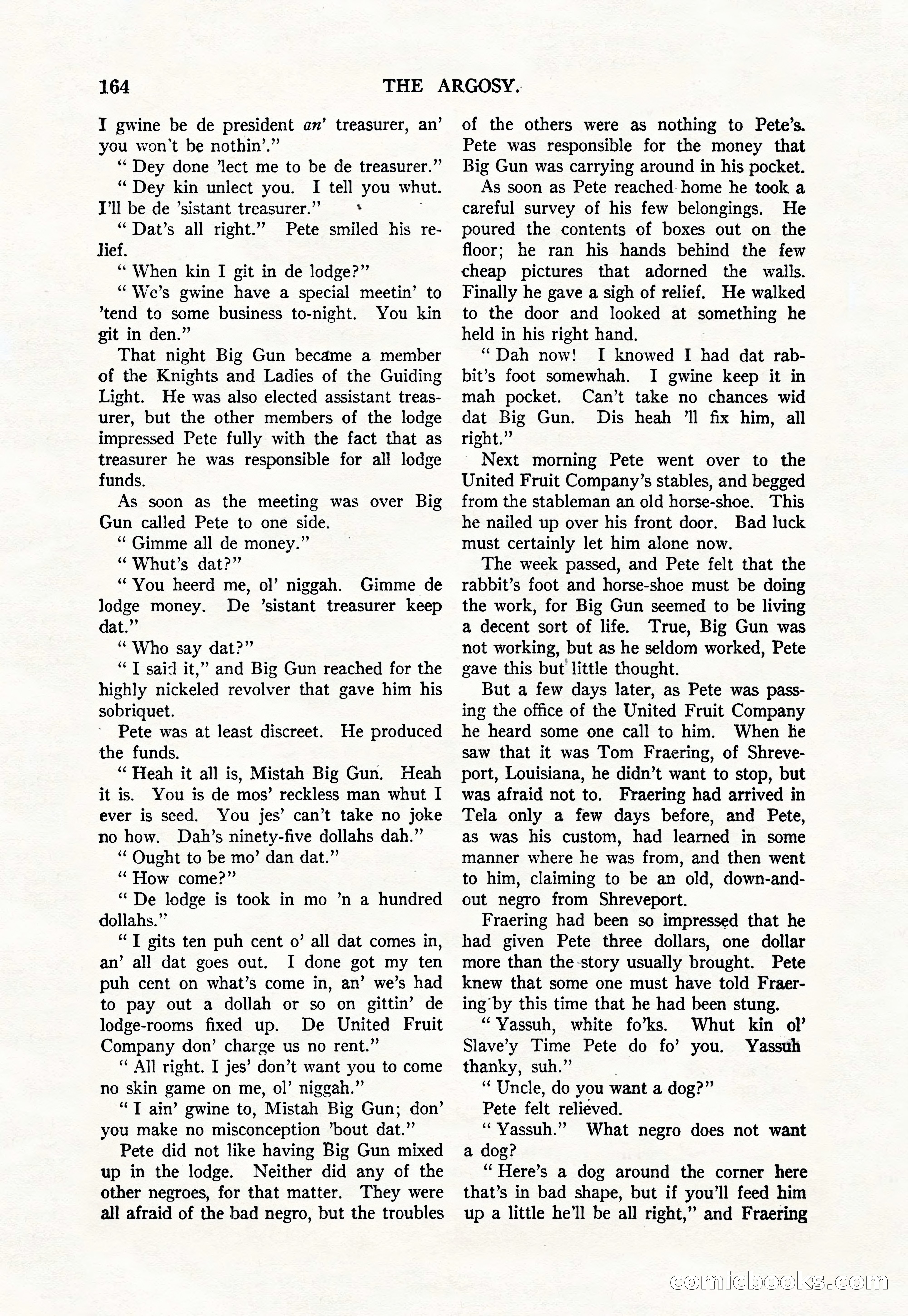 Argosy, Vol. 111, No. 1 — page 174 of 188