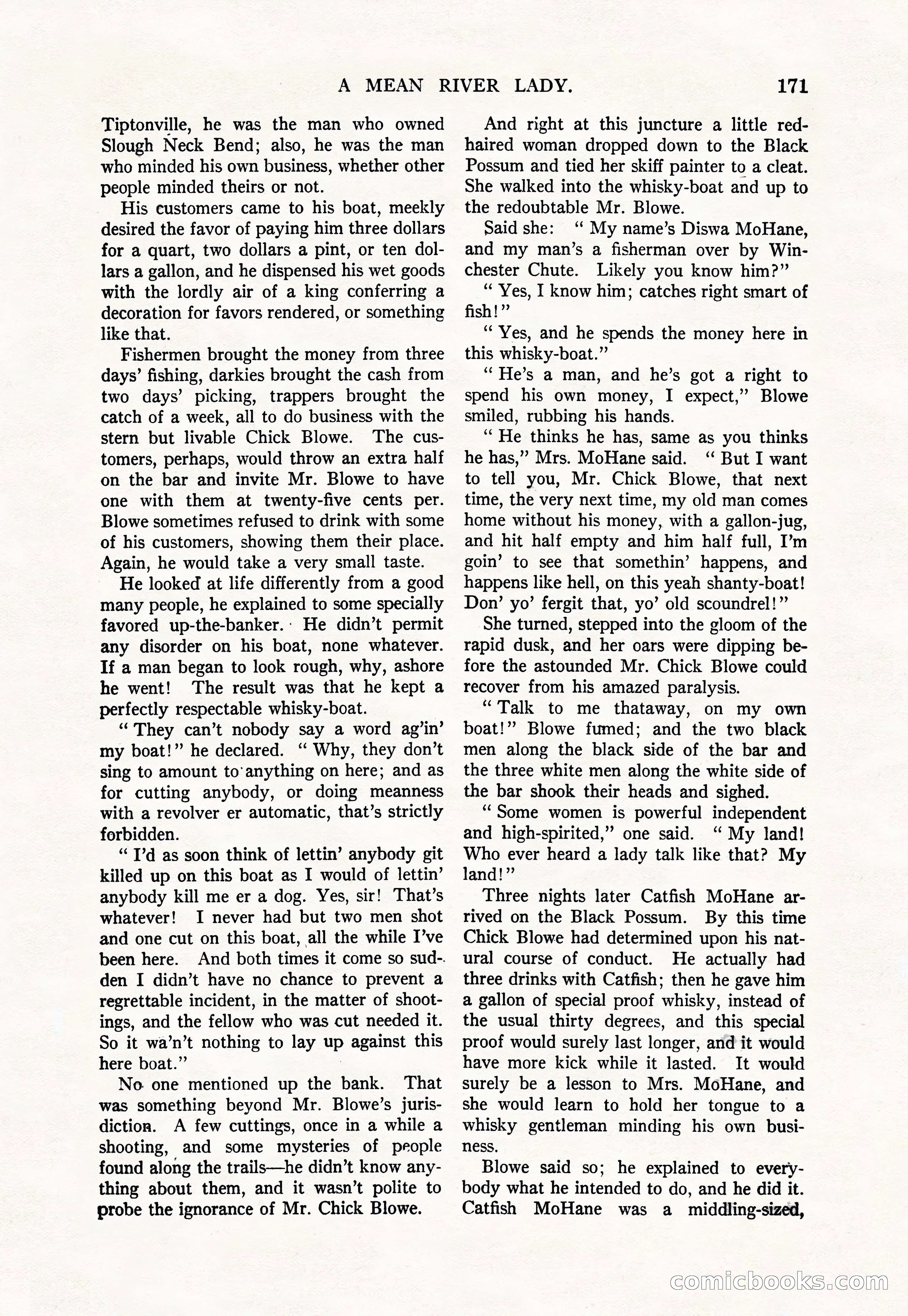 Argosy, Vol. 111, No. 1 — page 181 of 188