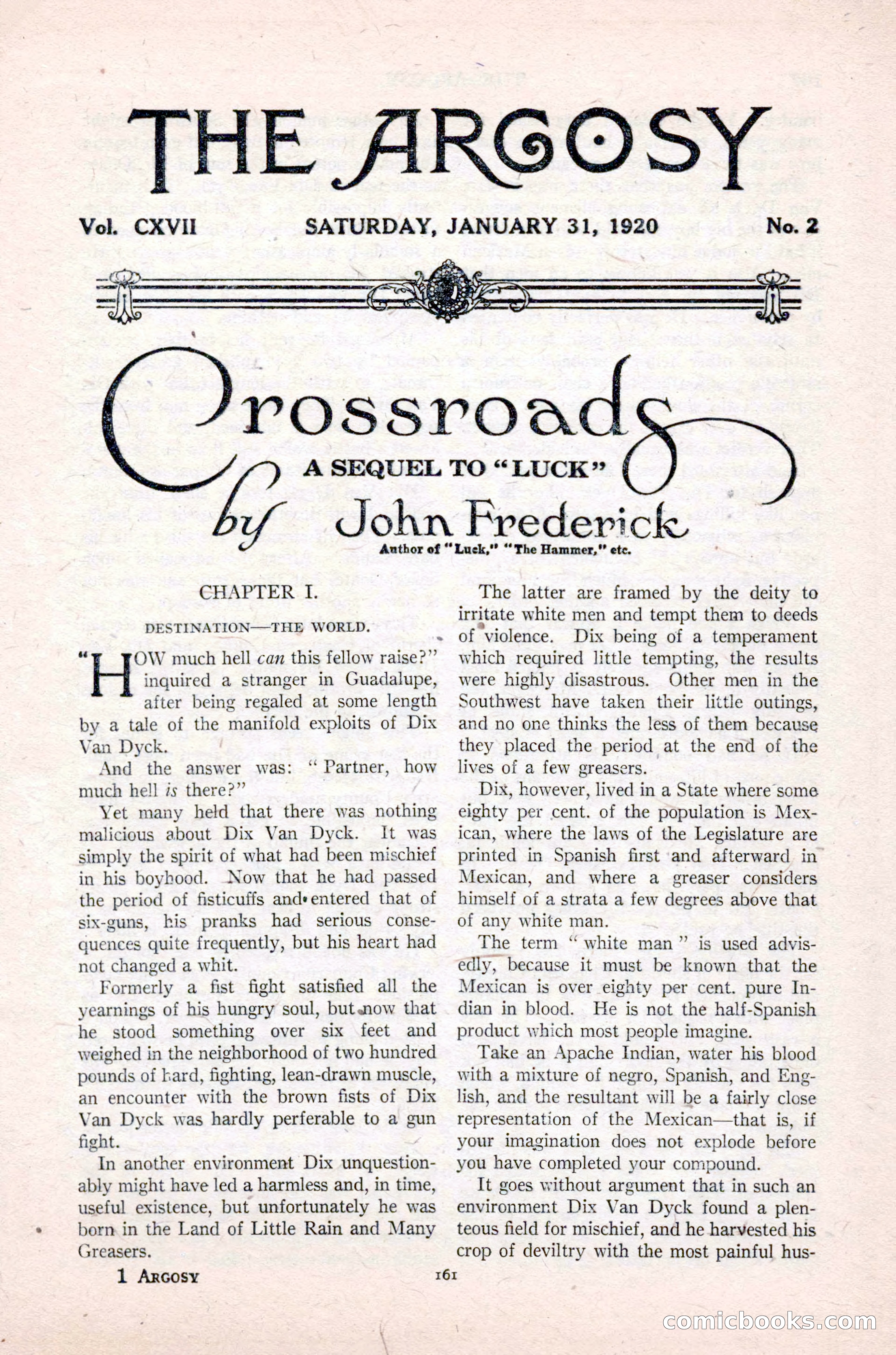 Argosy, Vol. 117, No. 2 — page 11 of 176