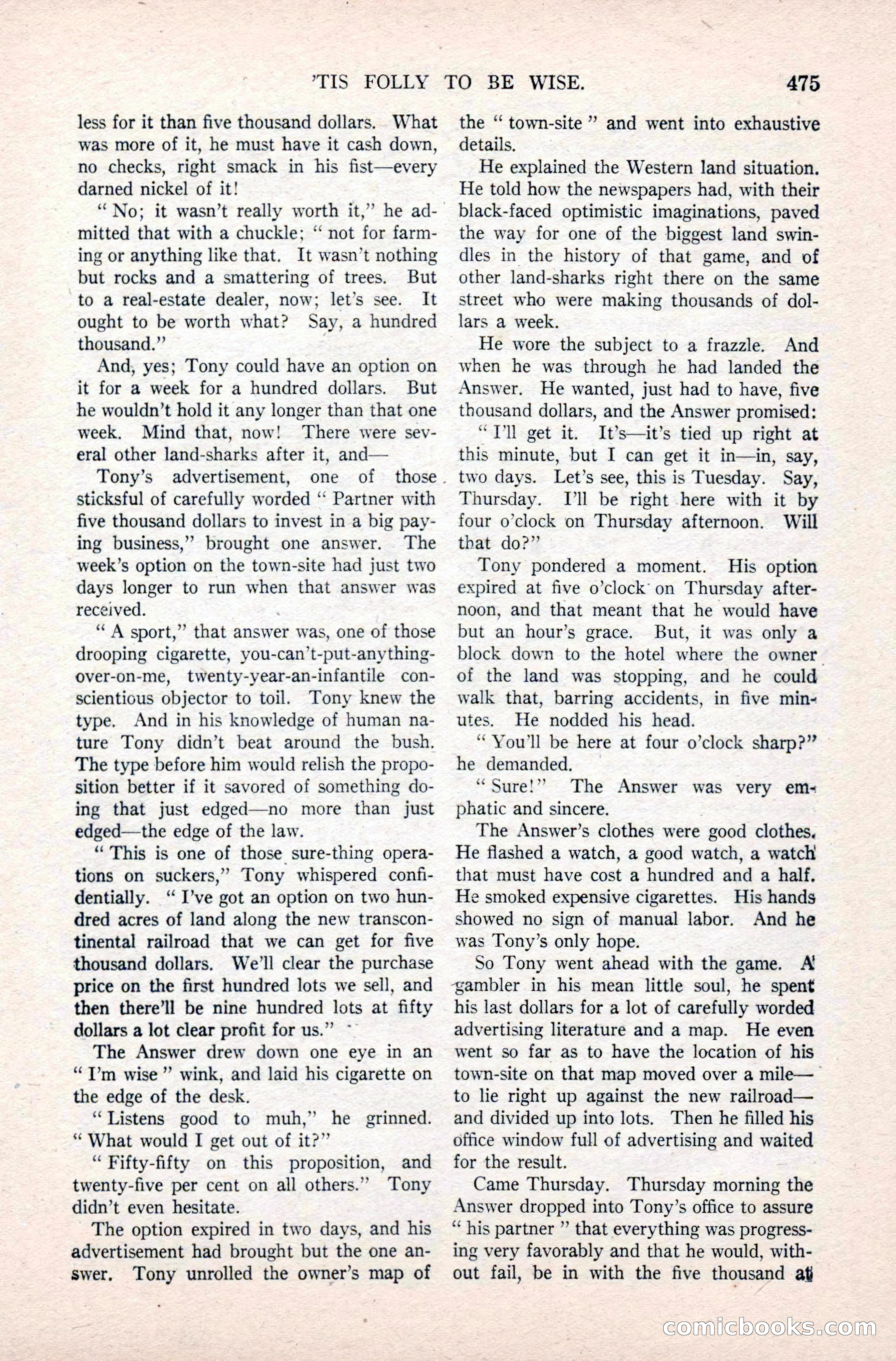 Argosy, Vol. 117, No. 3 — page 165 of 188