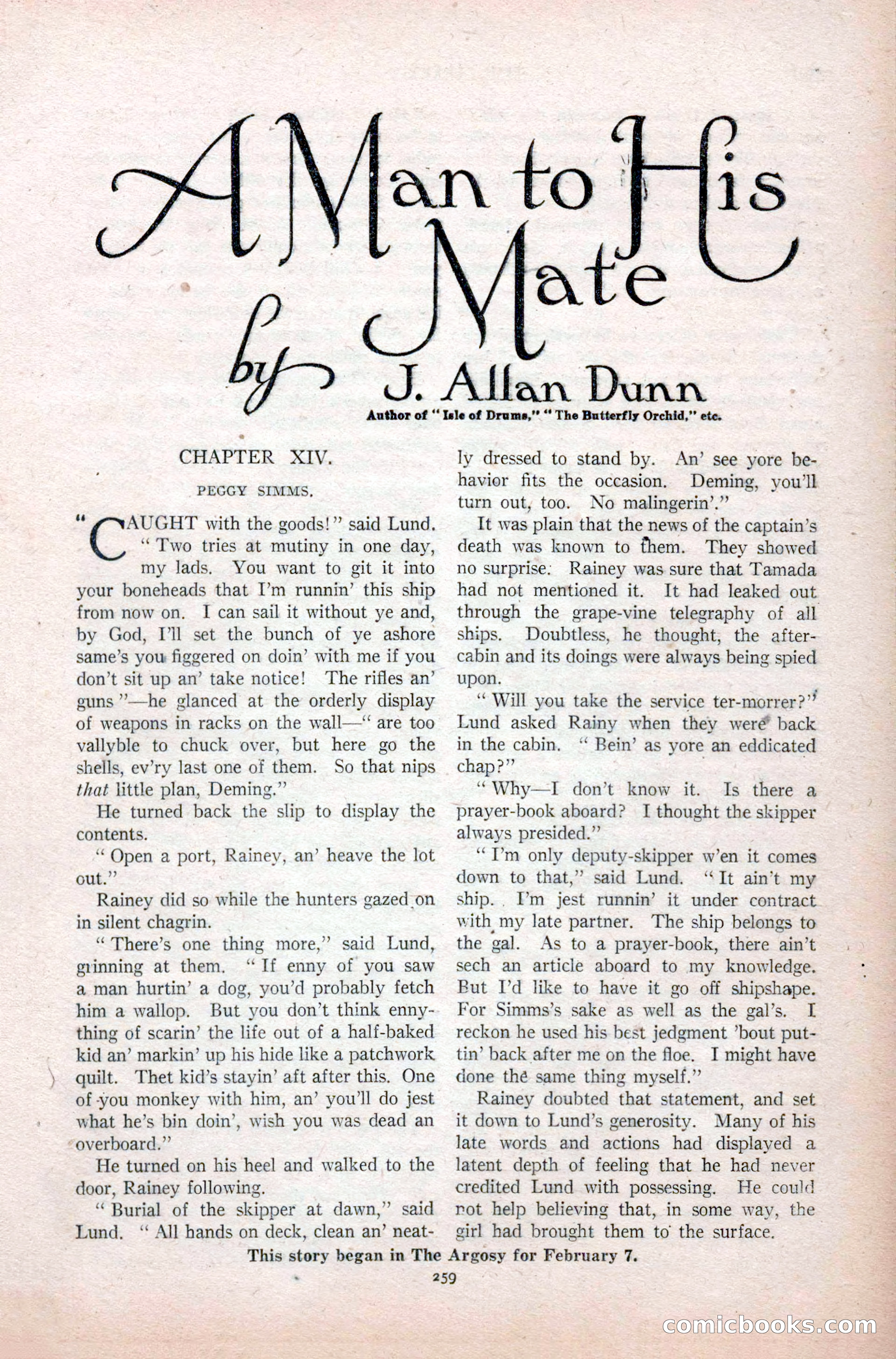 Argosy, Vol. 118, No. 2 — page 109 of 180