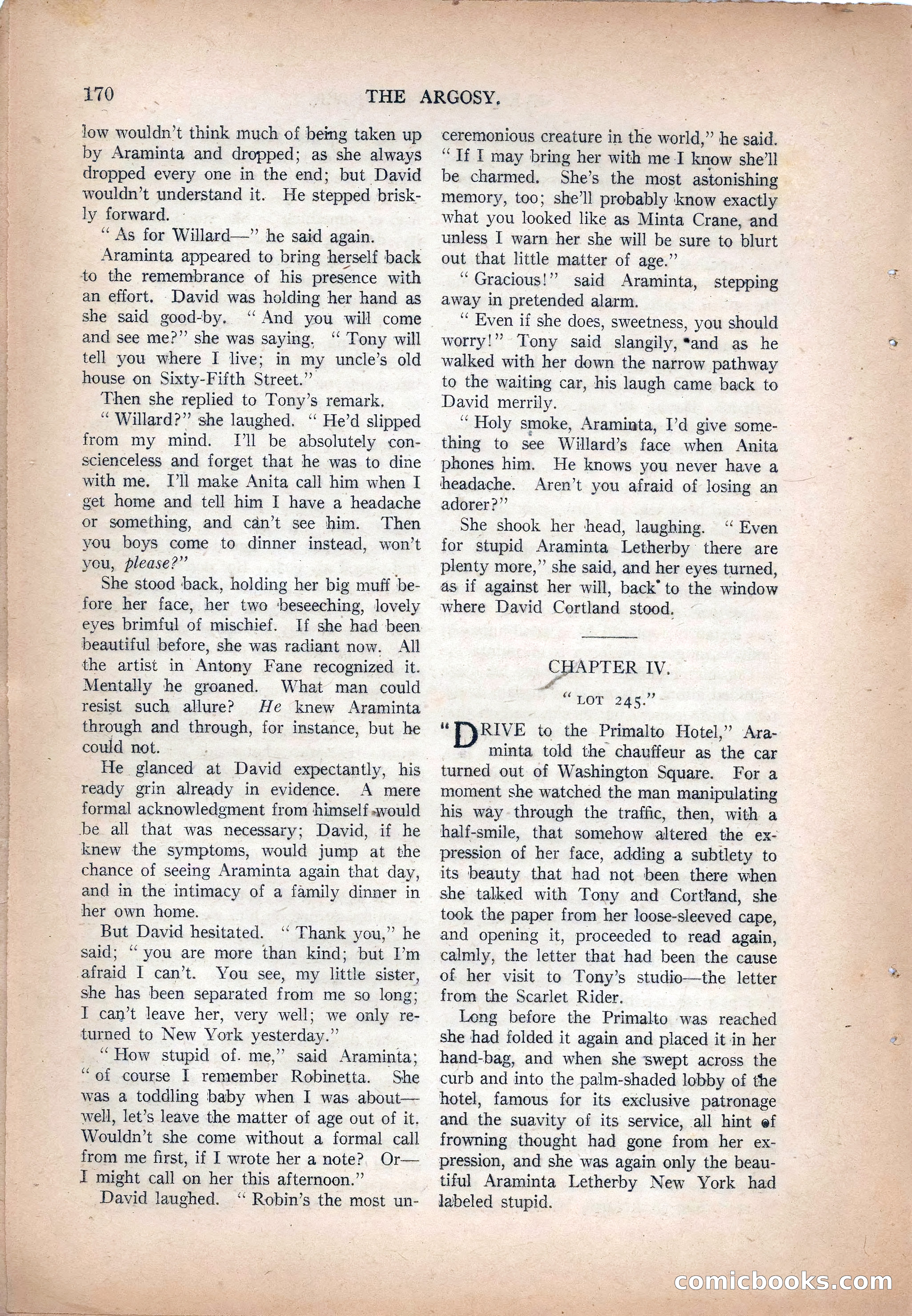 Argosy, Vol. 119, No. 2 — page 20 of 160