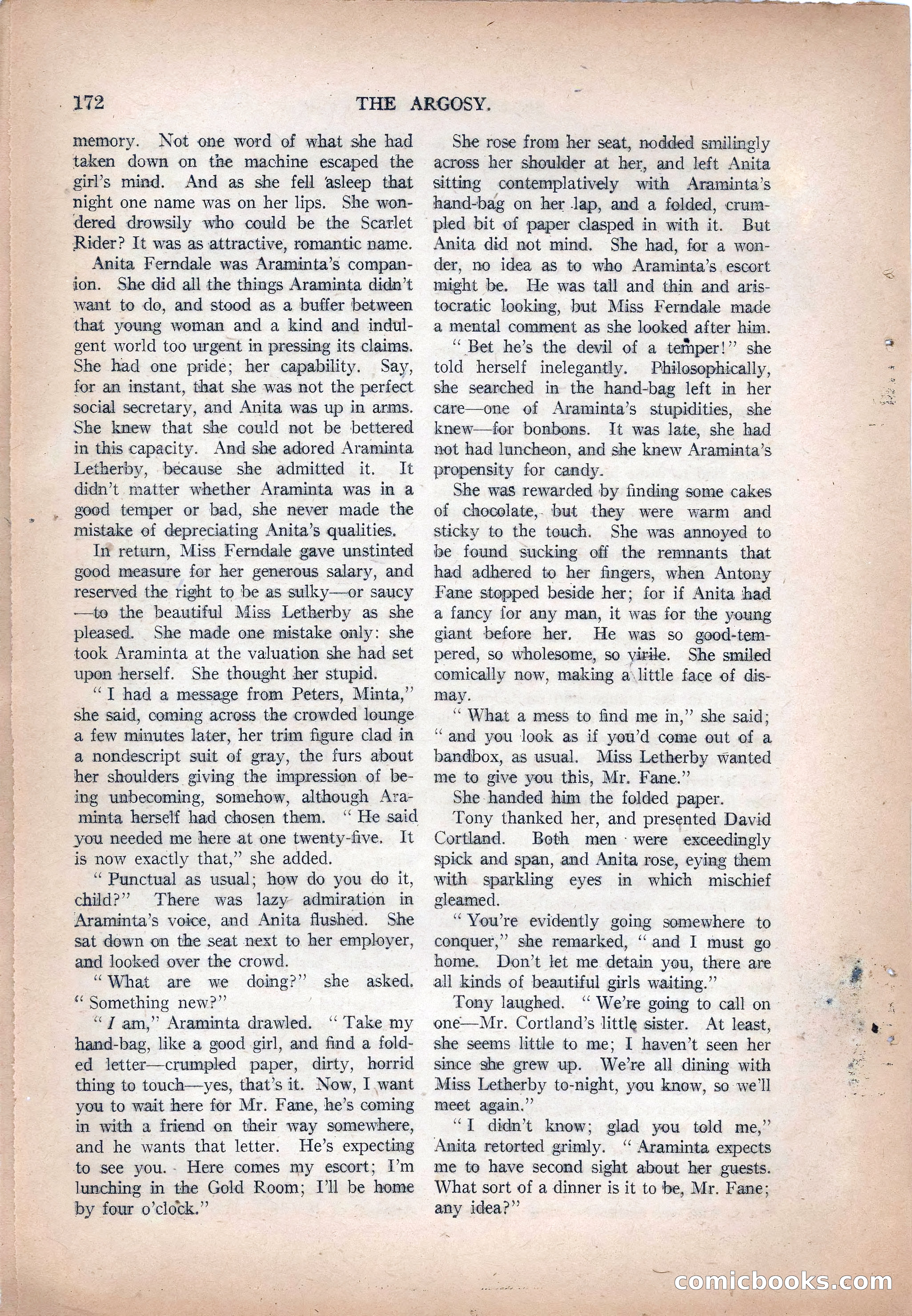 Argosy, Vol. 119, No. 2 — page 22 of 160