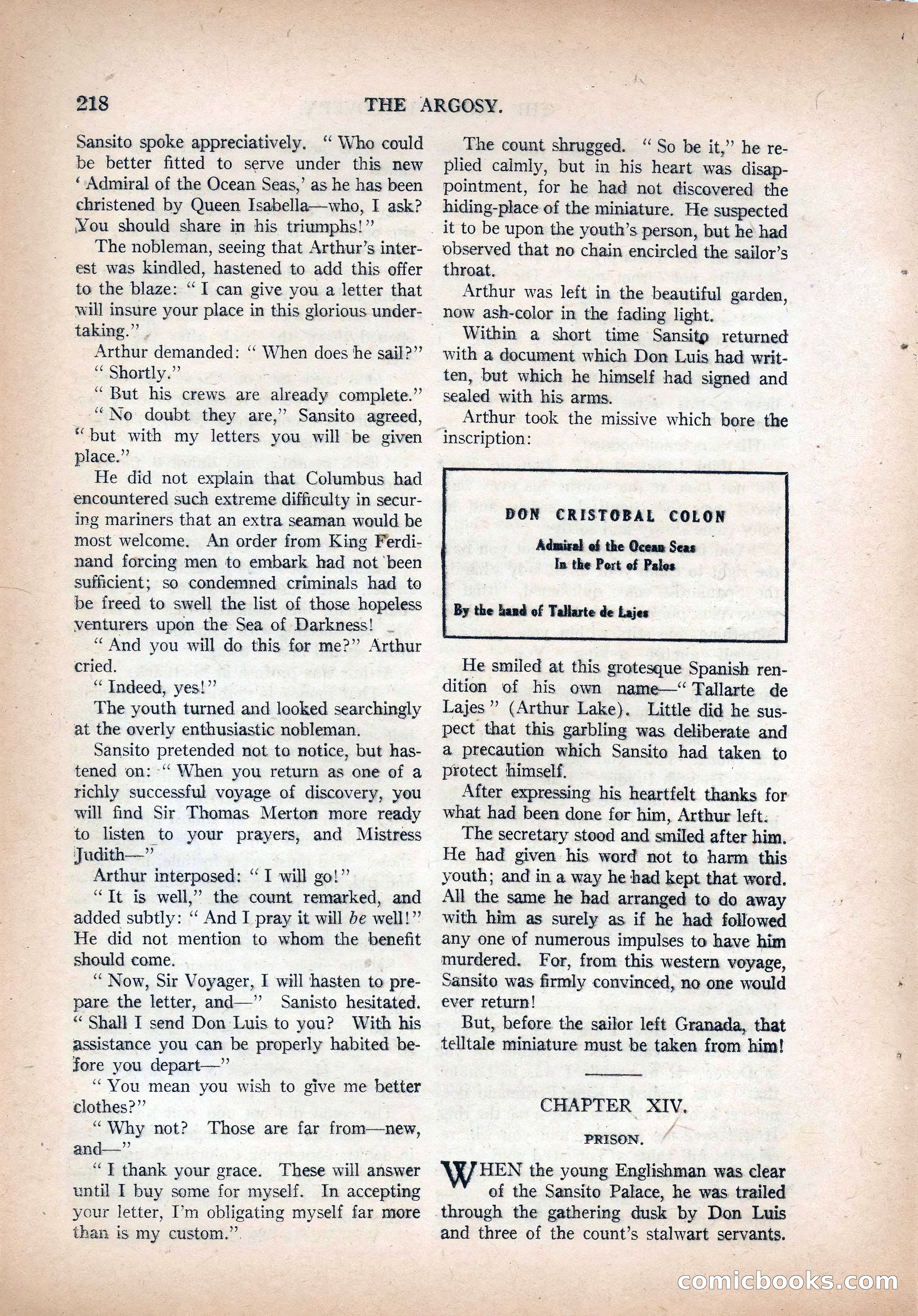 Argosy, Vol. 119, No. 2 — page 68 of 160
