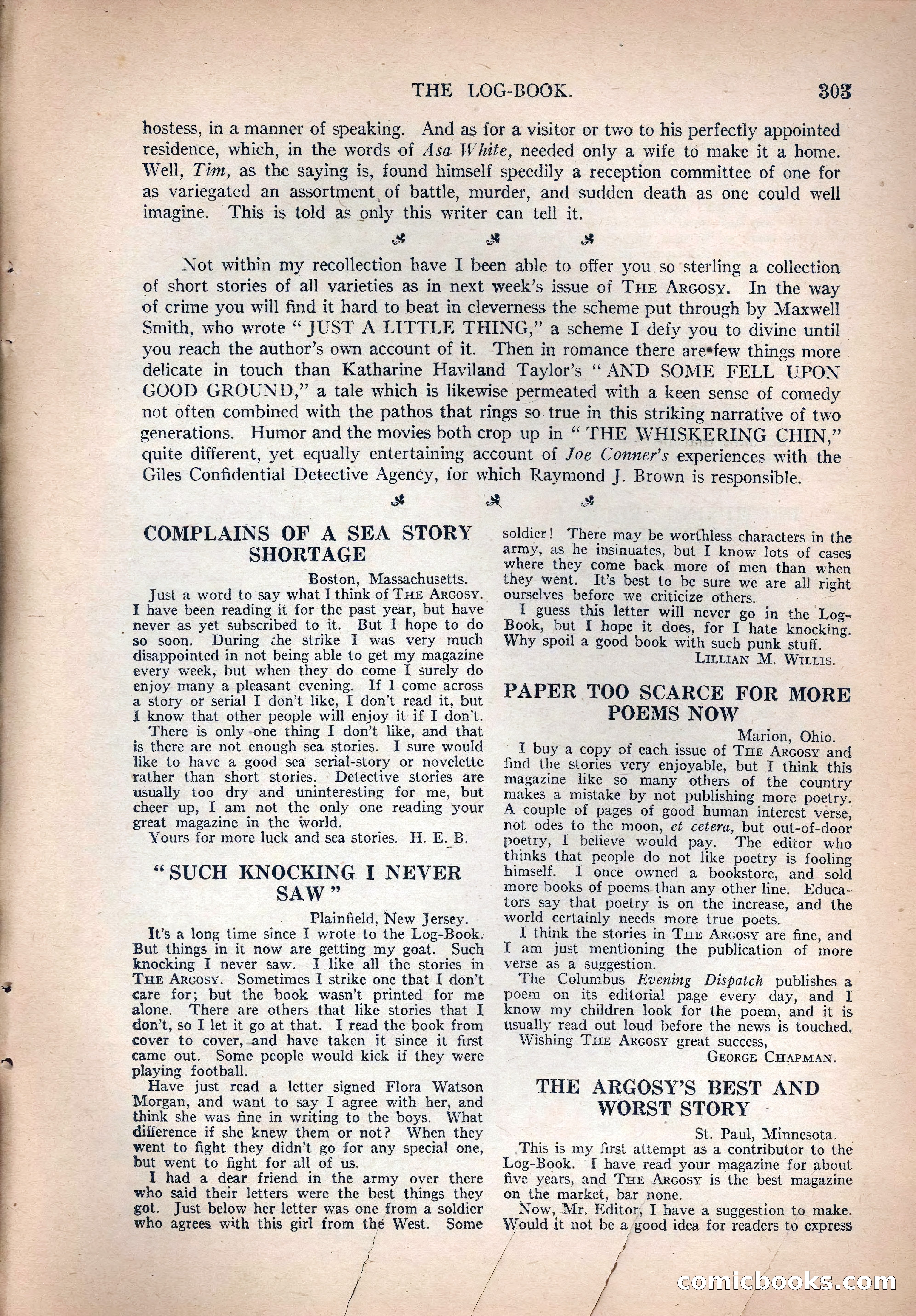Argosy, Vol. 119, No. 2 — page 153 of 160