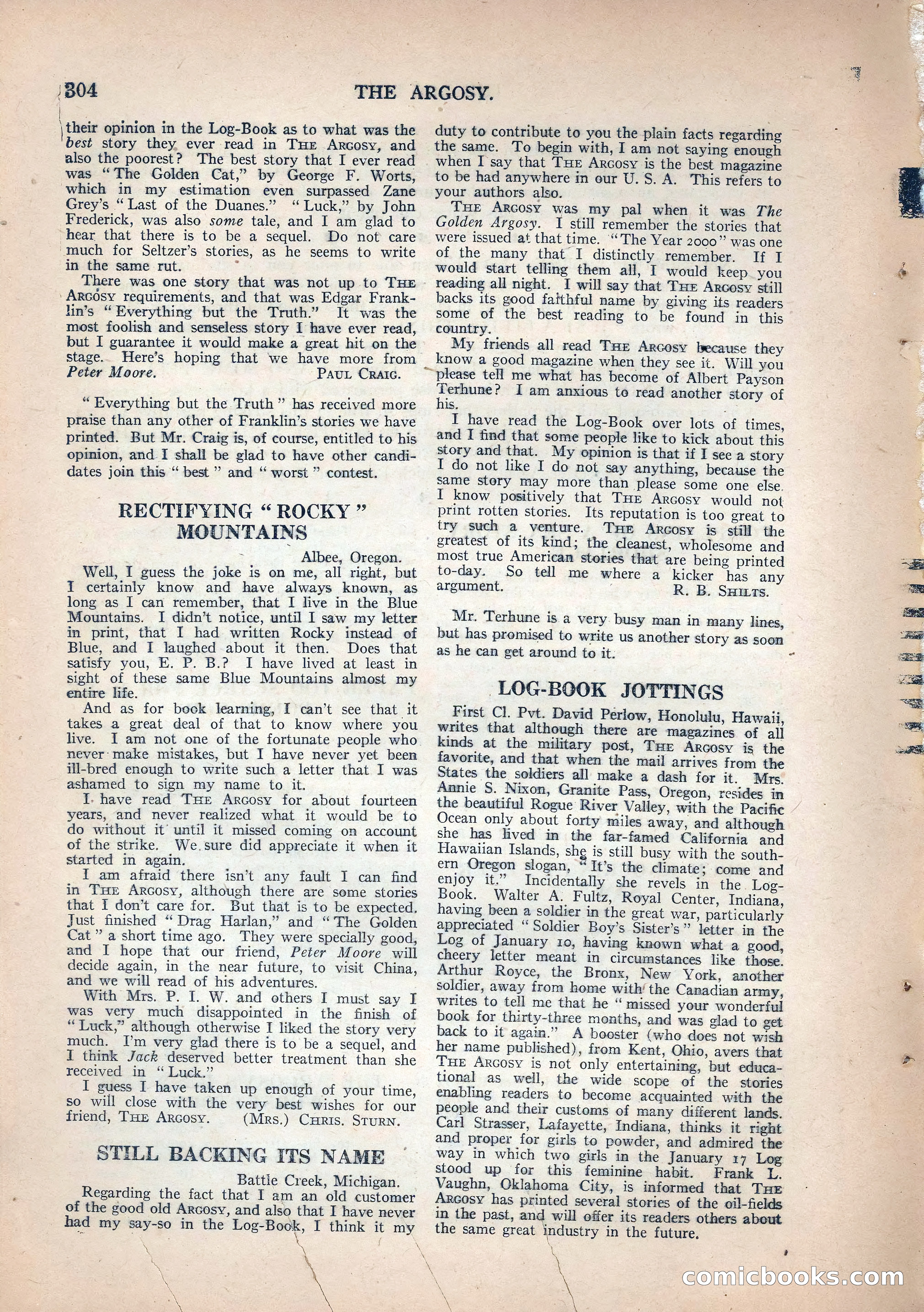 Argosy, Vol. 119, No. 2 — page 154 of 160