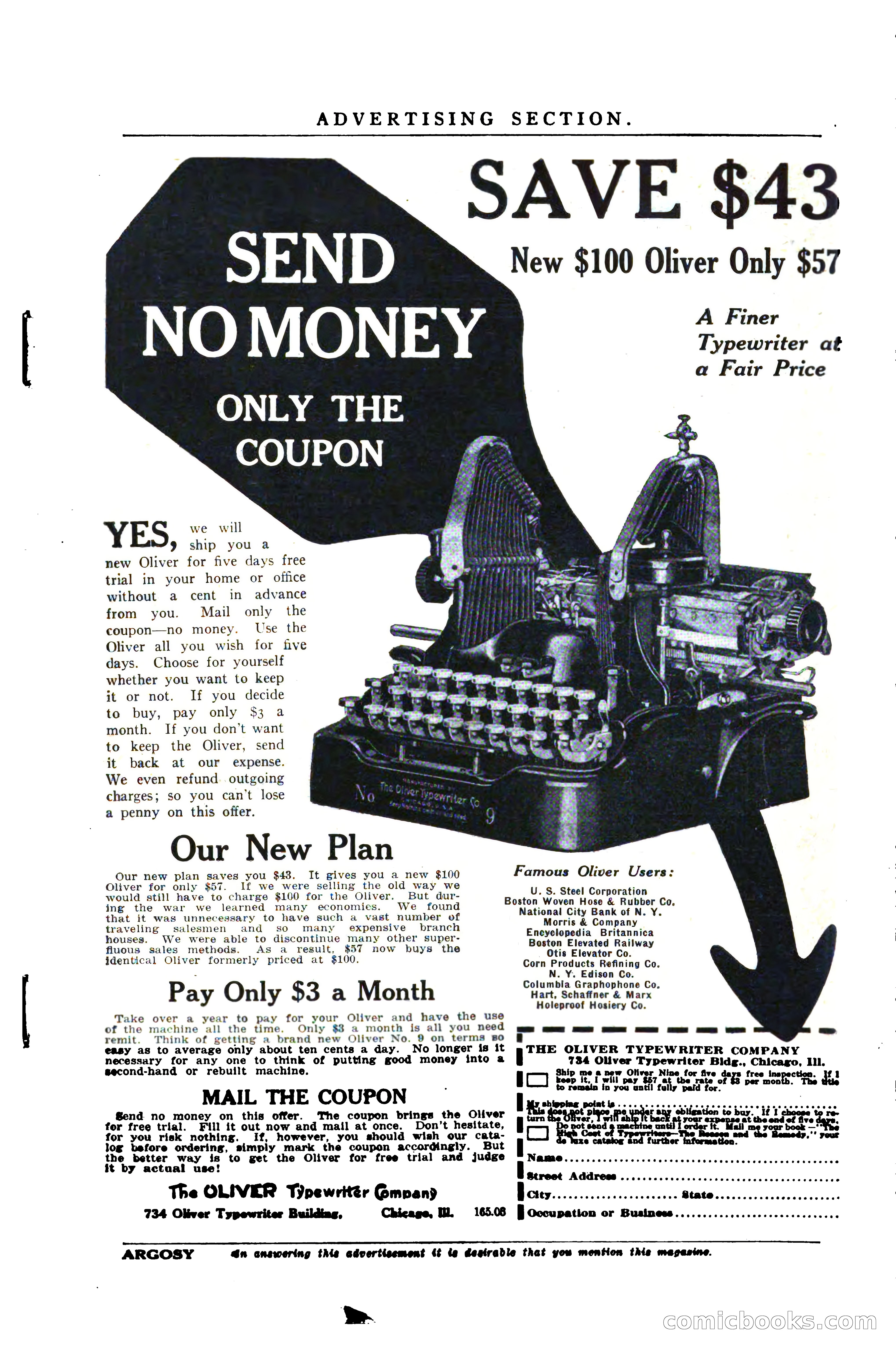 Argosy, Vol. 120, No. 1 — page 3 of 160
