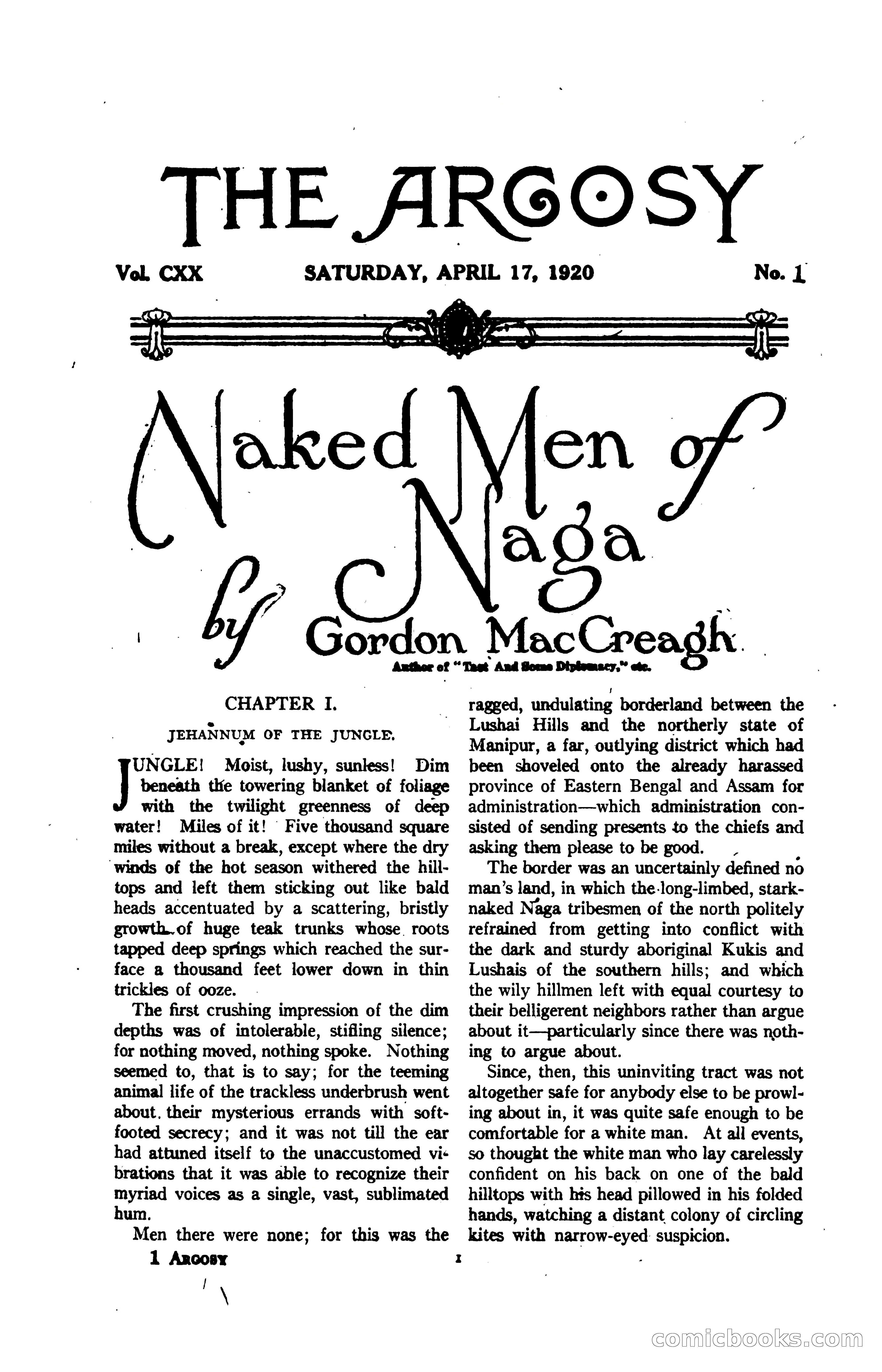 Argosy, Vol. 120, No. 1 — page 11 of 160