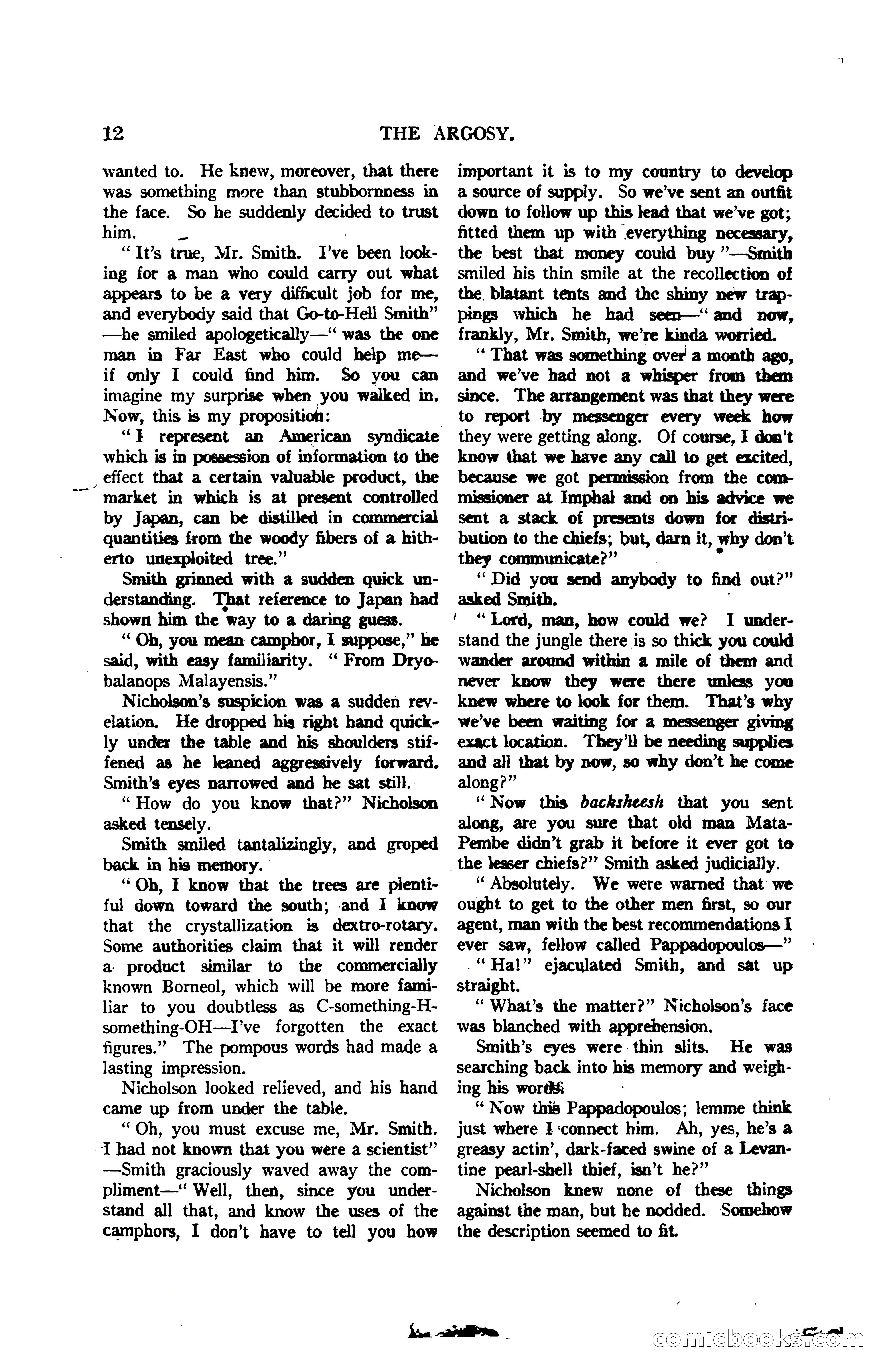 Argosy, Vol. 120, No. 1 — page 22 of 160