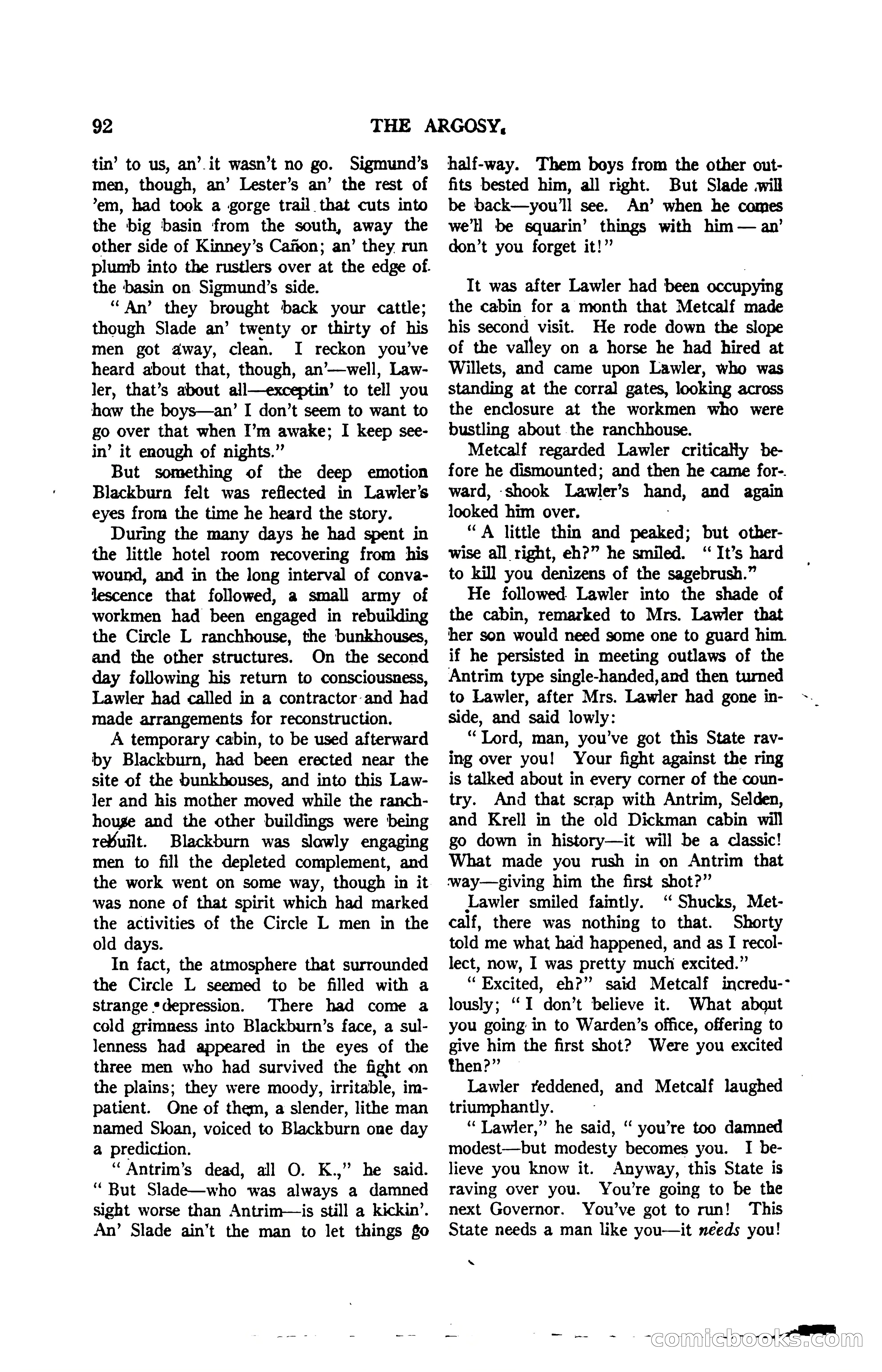 Argosy, Vol. 120, No. 1 — page 102 of 160