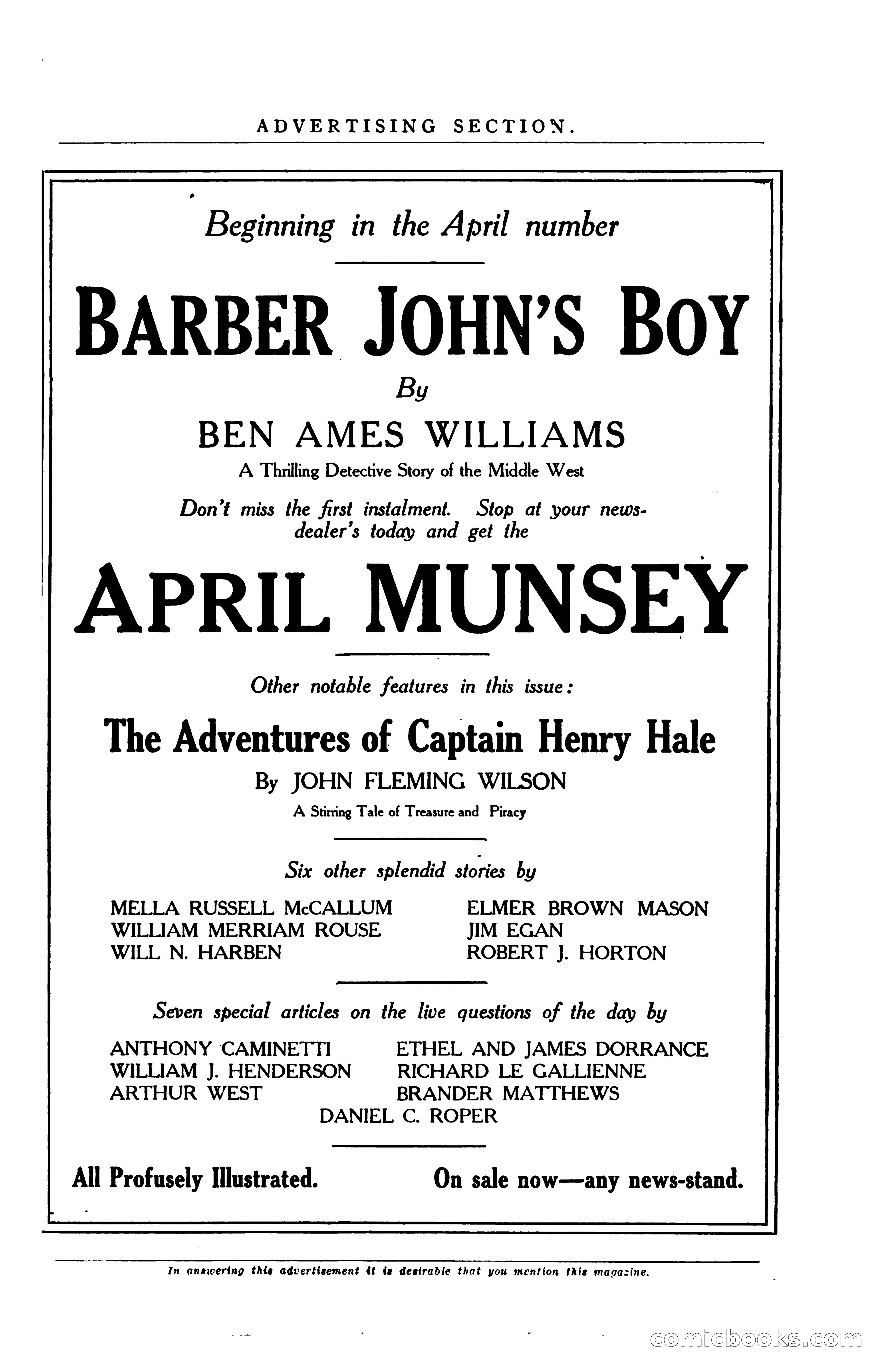 Argosy, Vol. 120, No. 1 — page 157 of 160