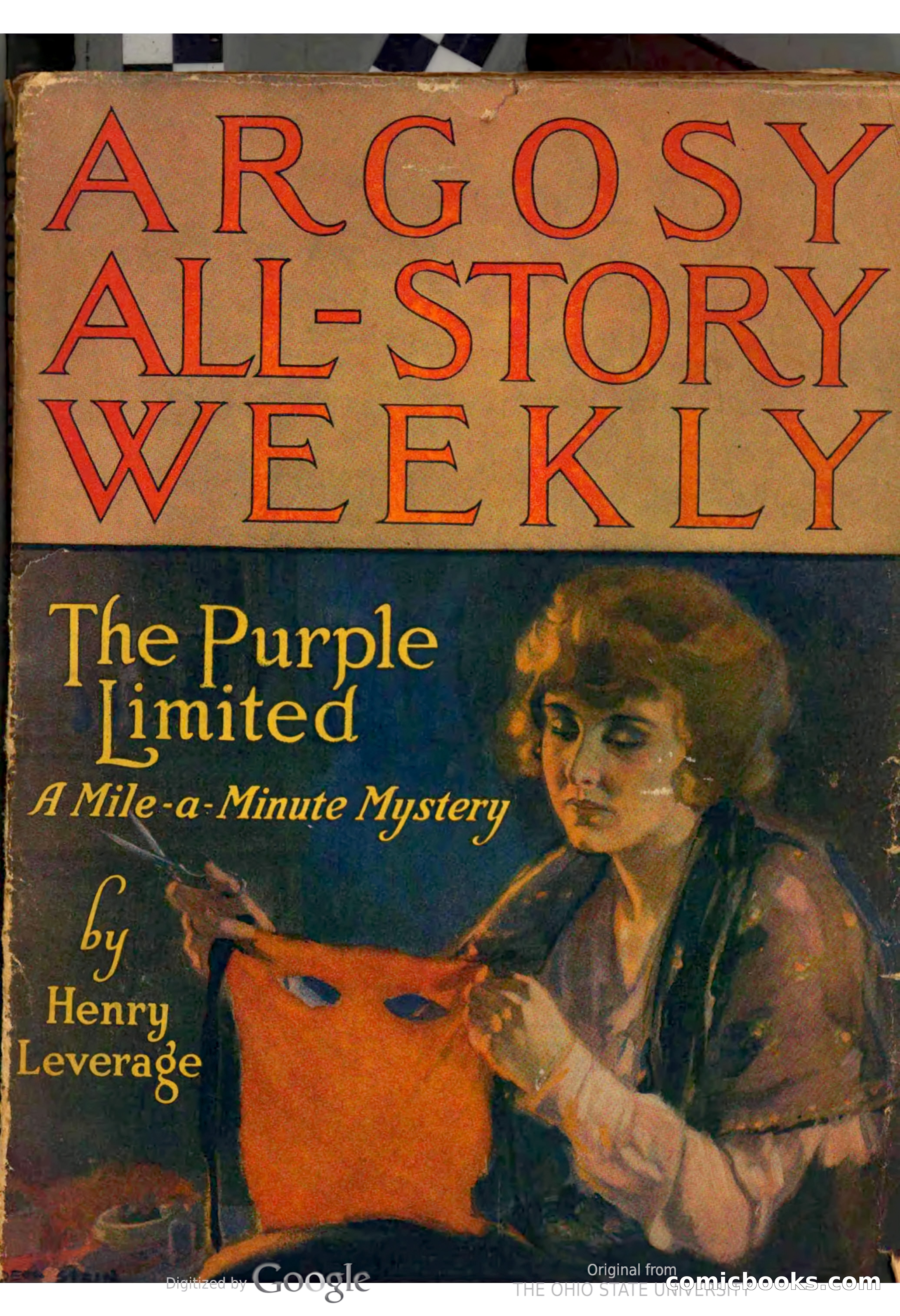 Argosy All-Story Weekly — "The Purple Limited"