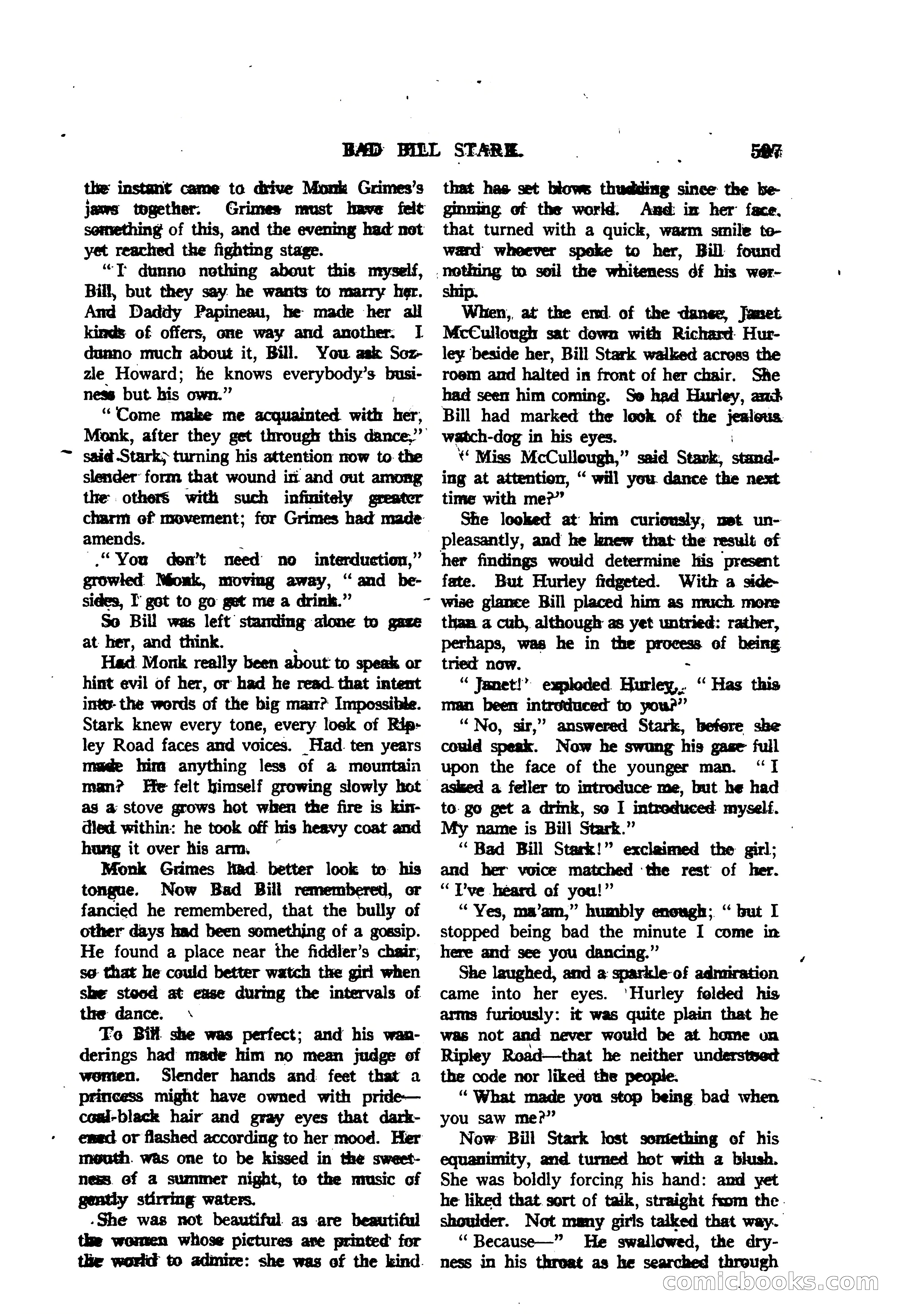 Argosy All-Story Weekly — "The Purple Limited" — page 31 of 208