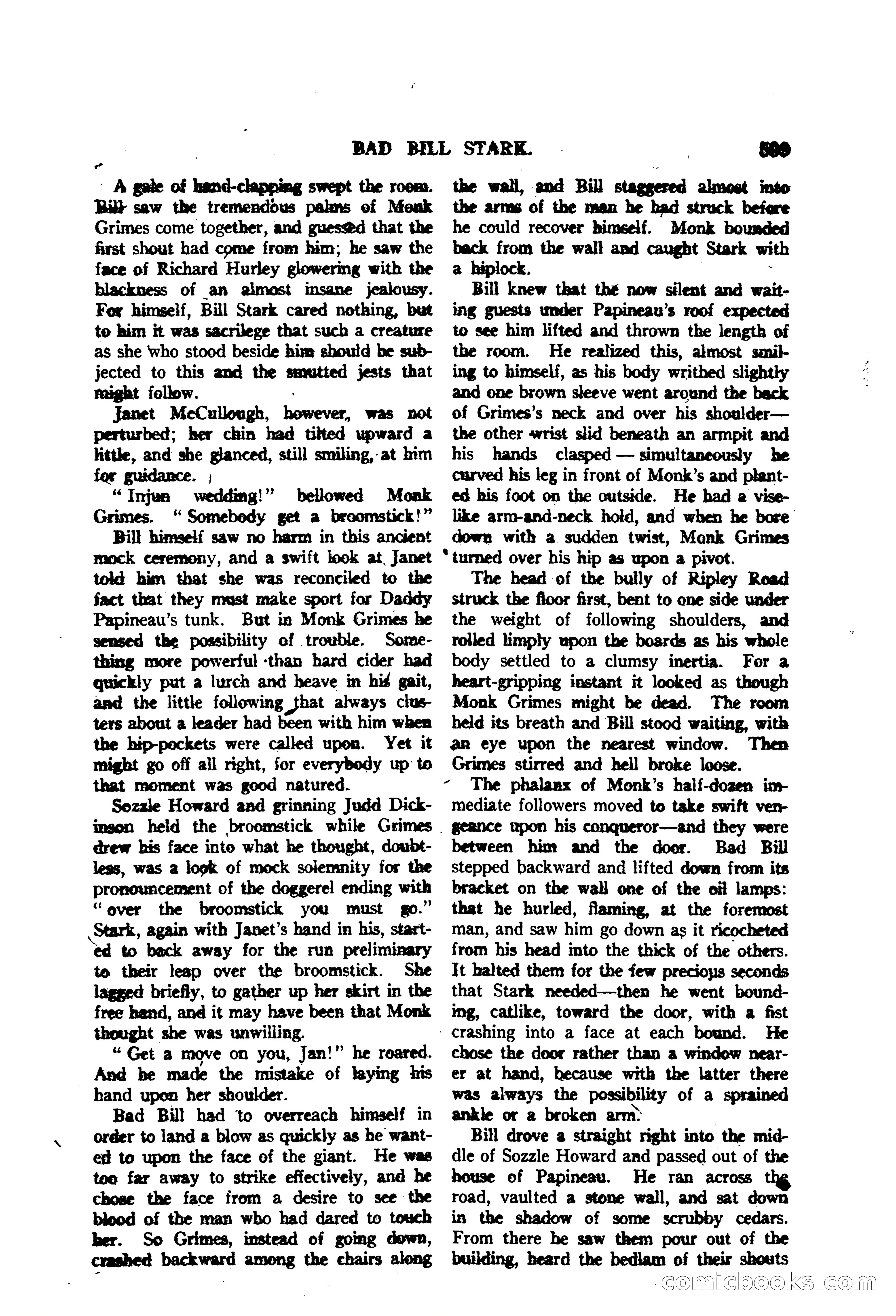 Argosy All-Story Weekly — "The Purple Limited" — page 33 of 208