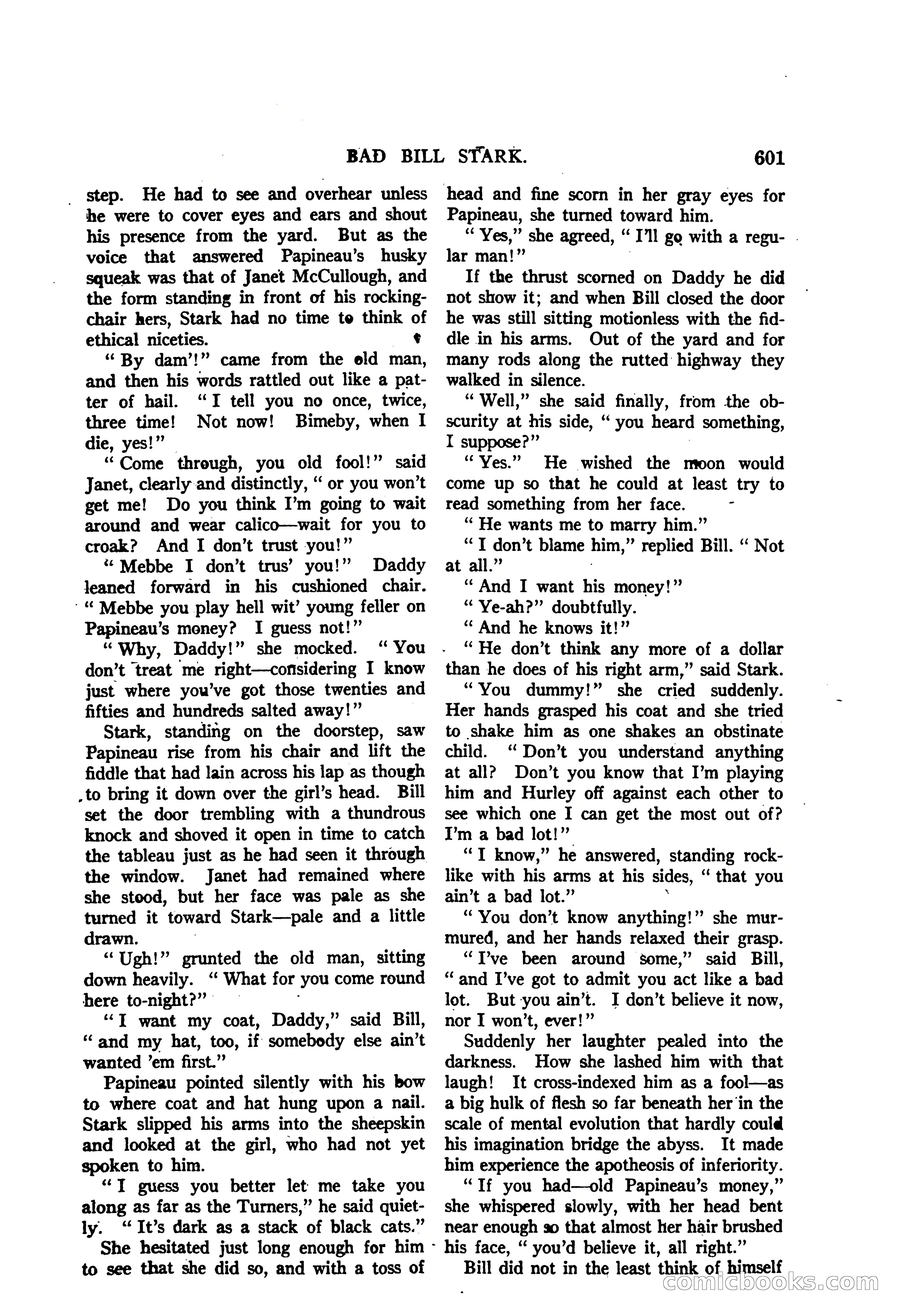 Argosy All-Story Weekly — "The Purple Limited" — page 35 of 208