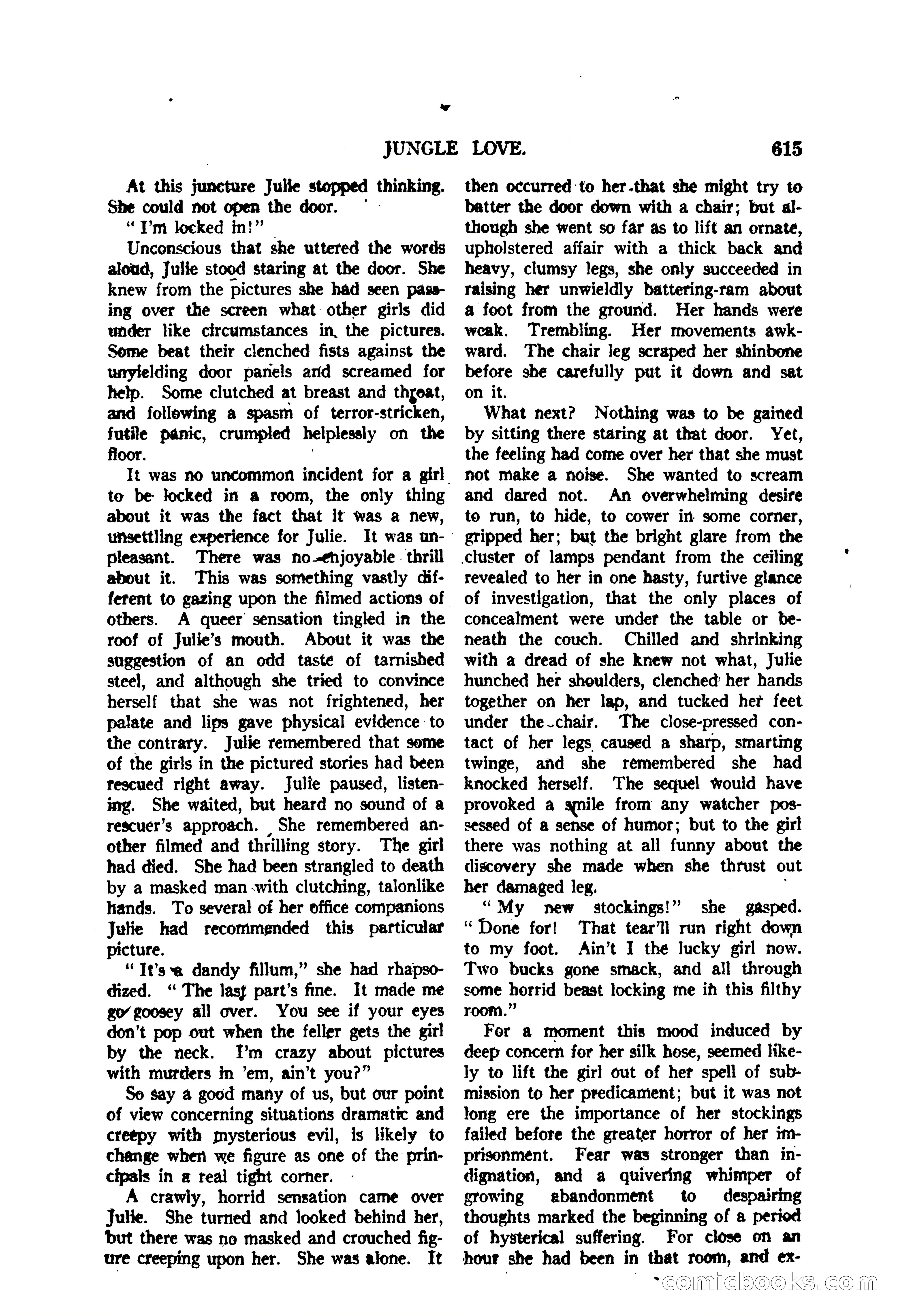 Argosy All-Story Weekly — "The Purple Limited" — page 49 of 208
