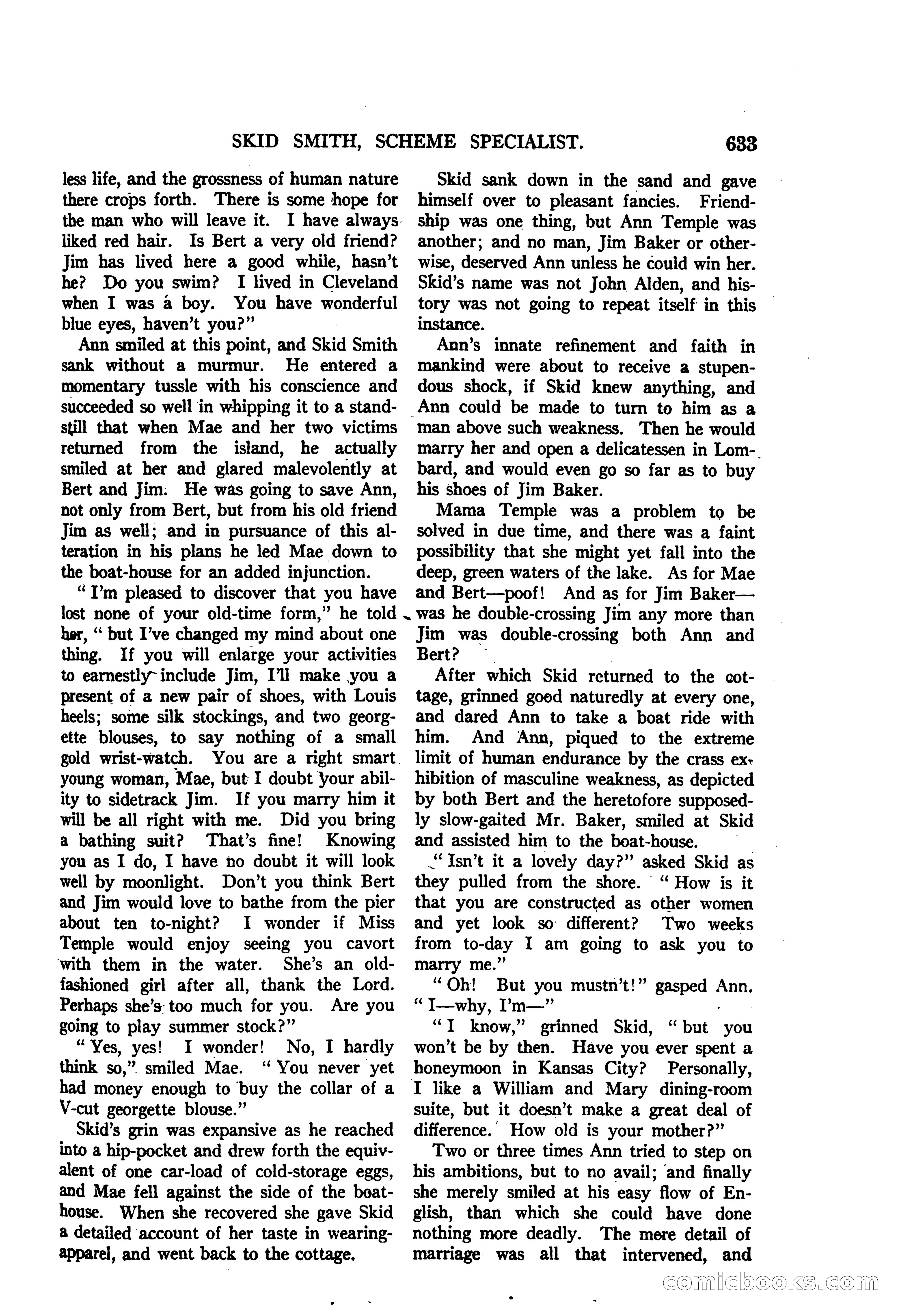Argosy All-Story Weekly — "The Purple Limited" — page 67 of 208